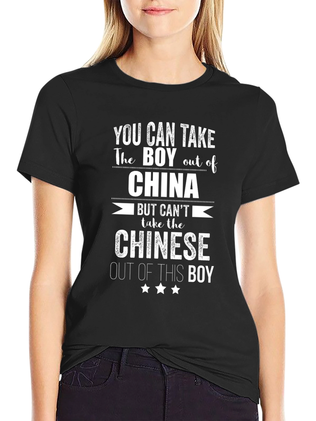 Funny Boy Out of China Graphic T-Shirt