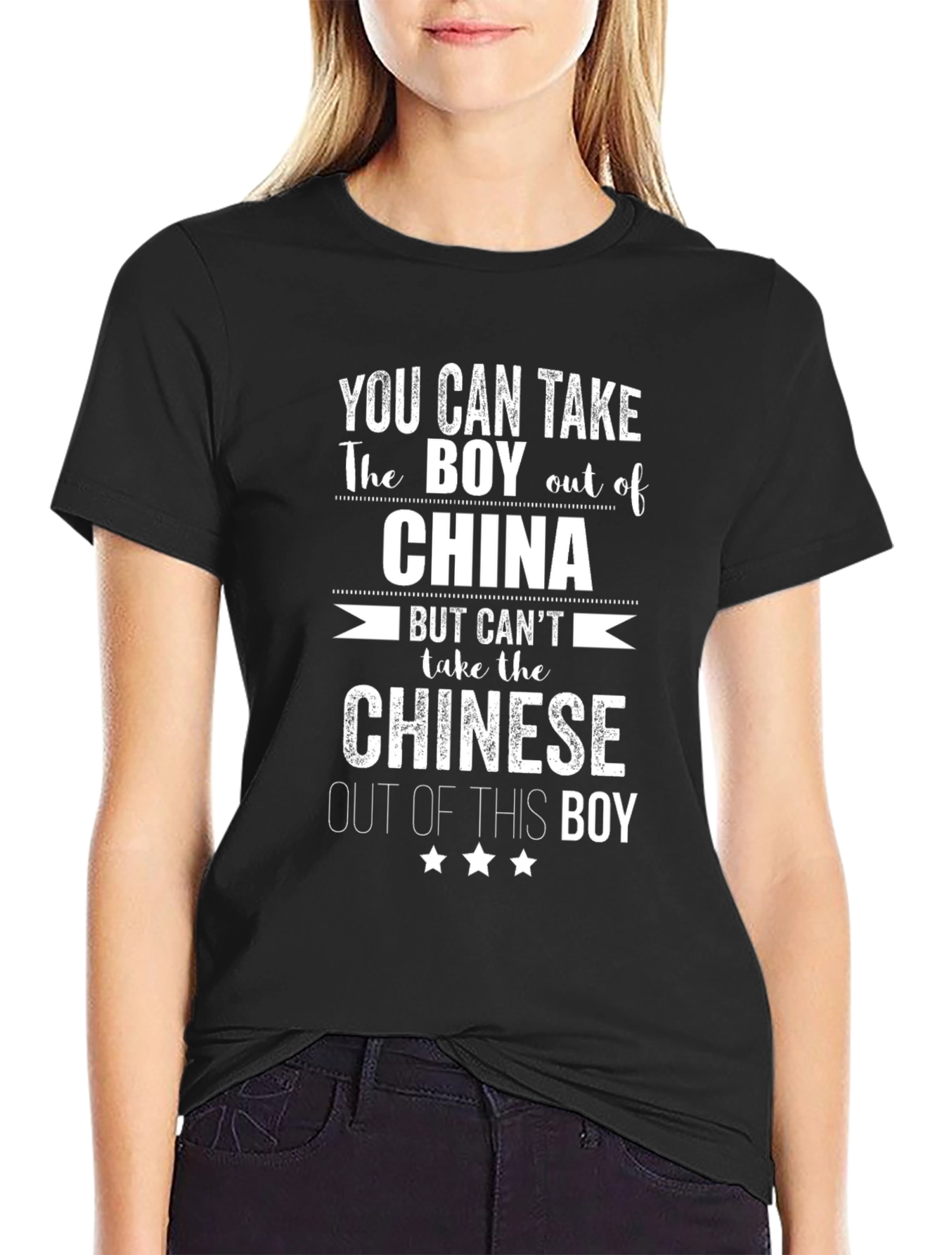 Funny Boy Out of China Graphic T-Shirt