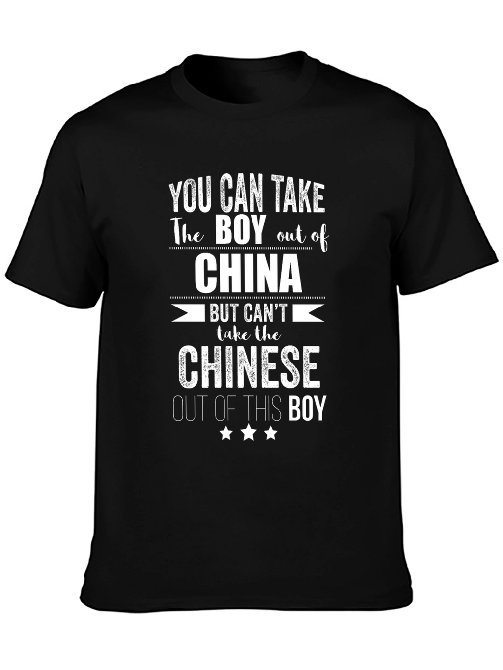 Funny Boy Out of China Graphic T-Shirt
