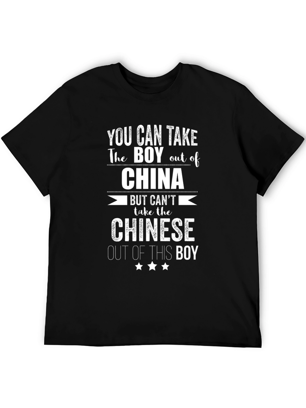 Funny Boy Out of China Graphic T-Shirt