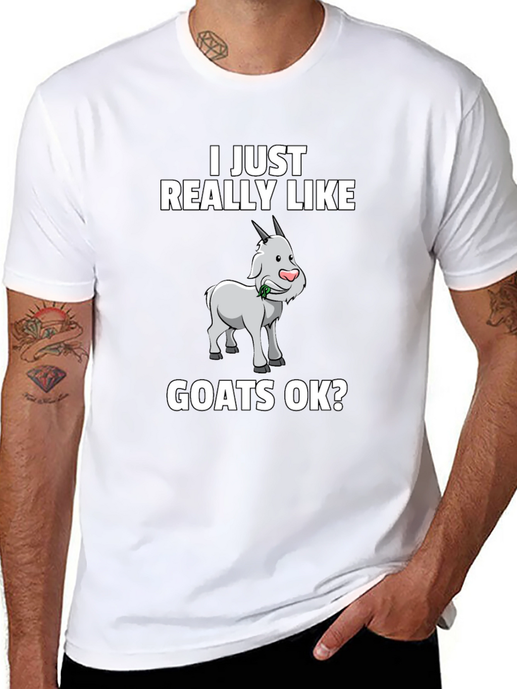 I Just Really Like Goats OK? Graphic Tee