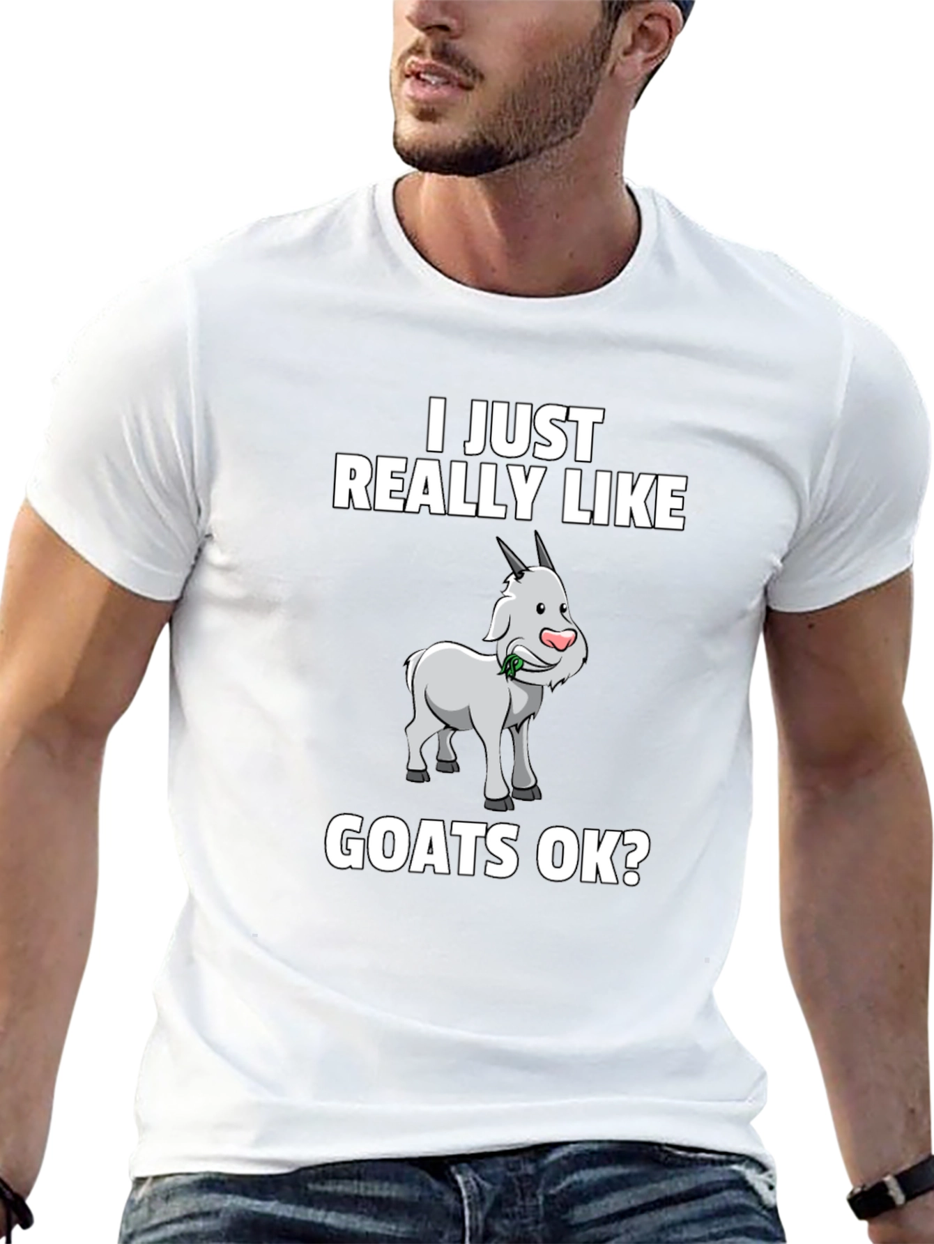 I Just Really Like Goats OK? Graphic Tee