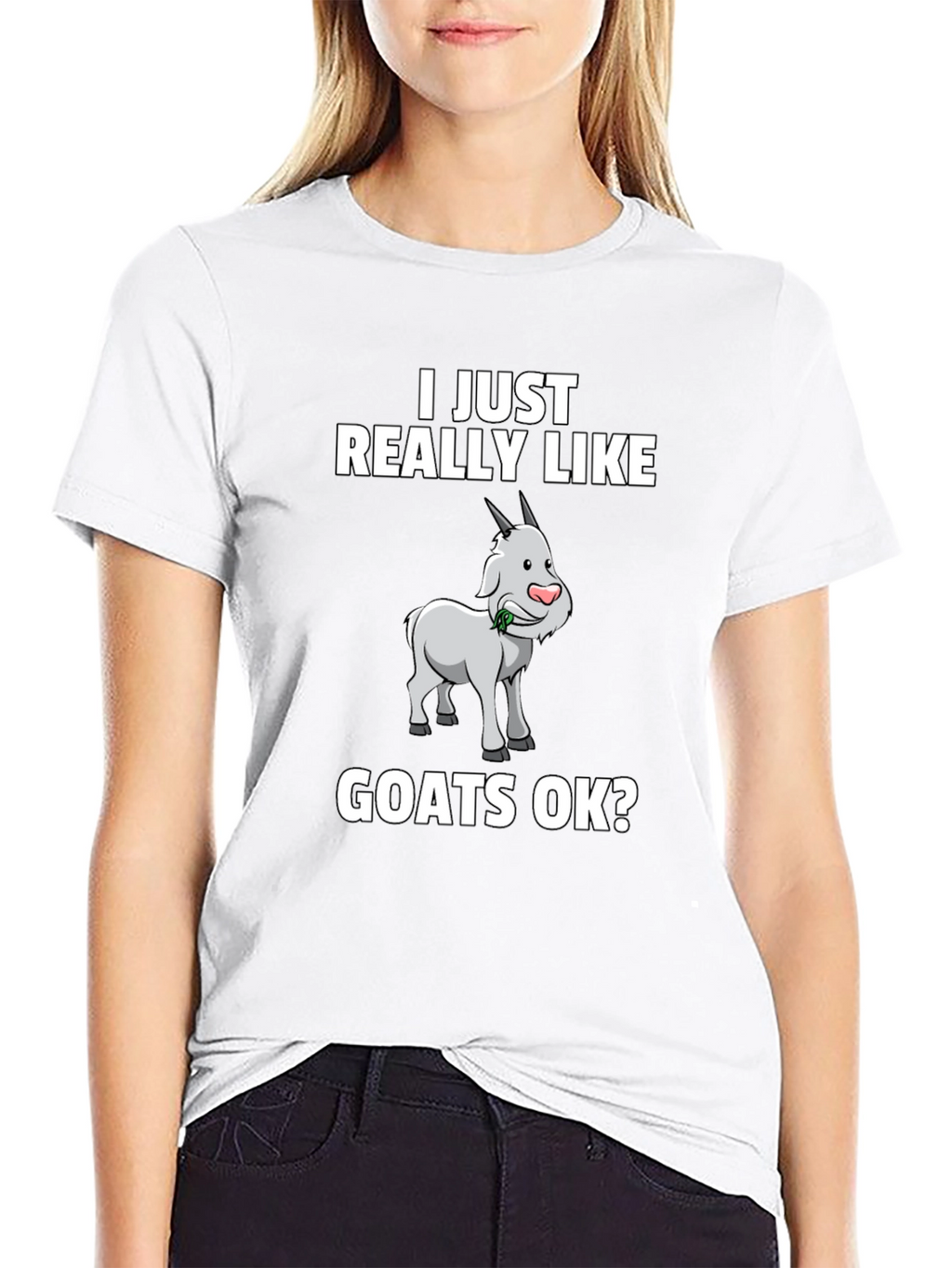 I Just Really Like Goats OK? Graphic Tee