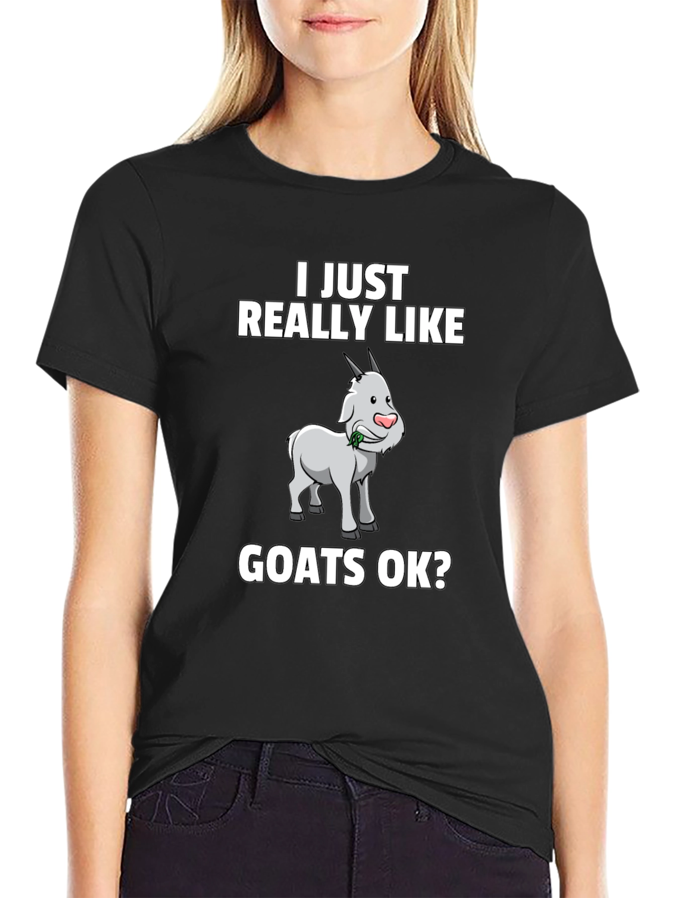 I Just Really Like Goats OK? Graphic Tee