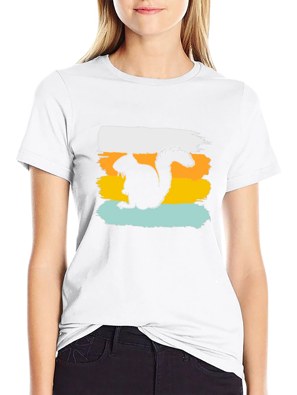 Squirrel Silhouette T-Shirt - Graphic Tee
