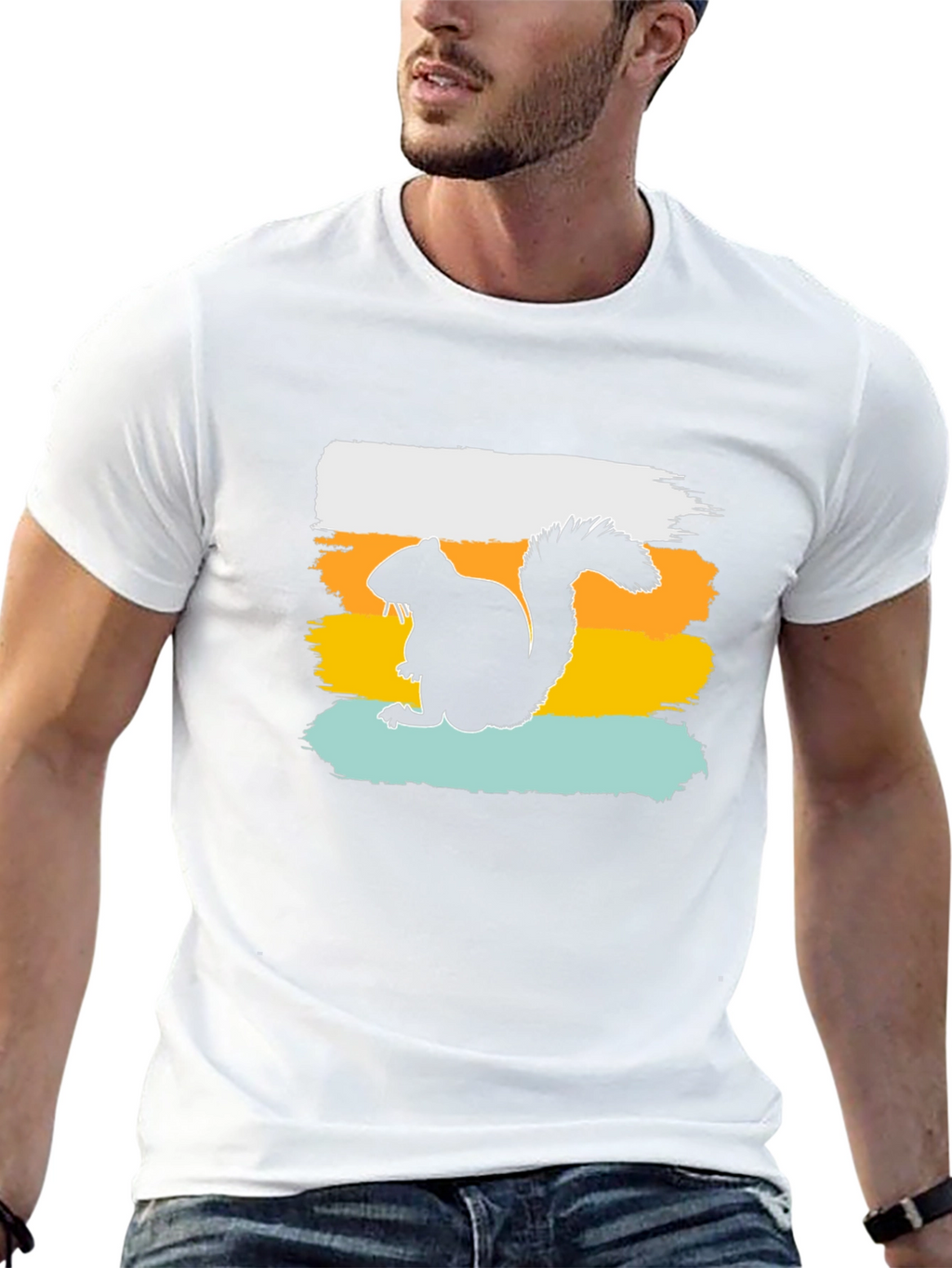 Squirrel Silhouette T-Shirt - Graphic Tee