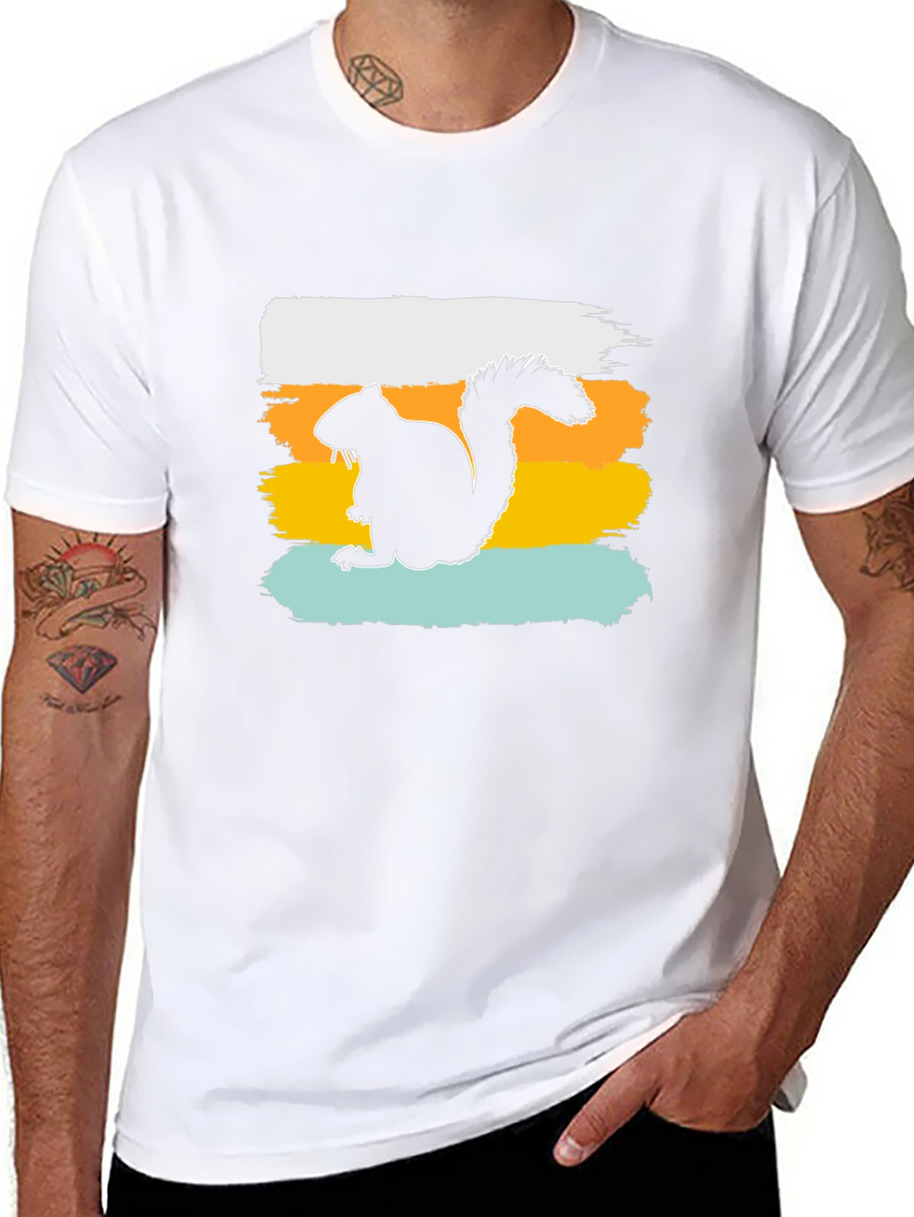 Squirrel Silhouette T-Shirt - Graphic Tee