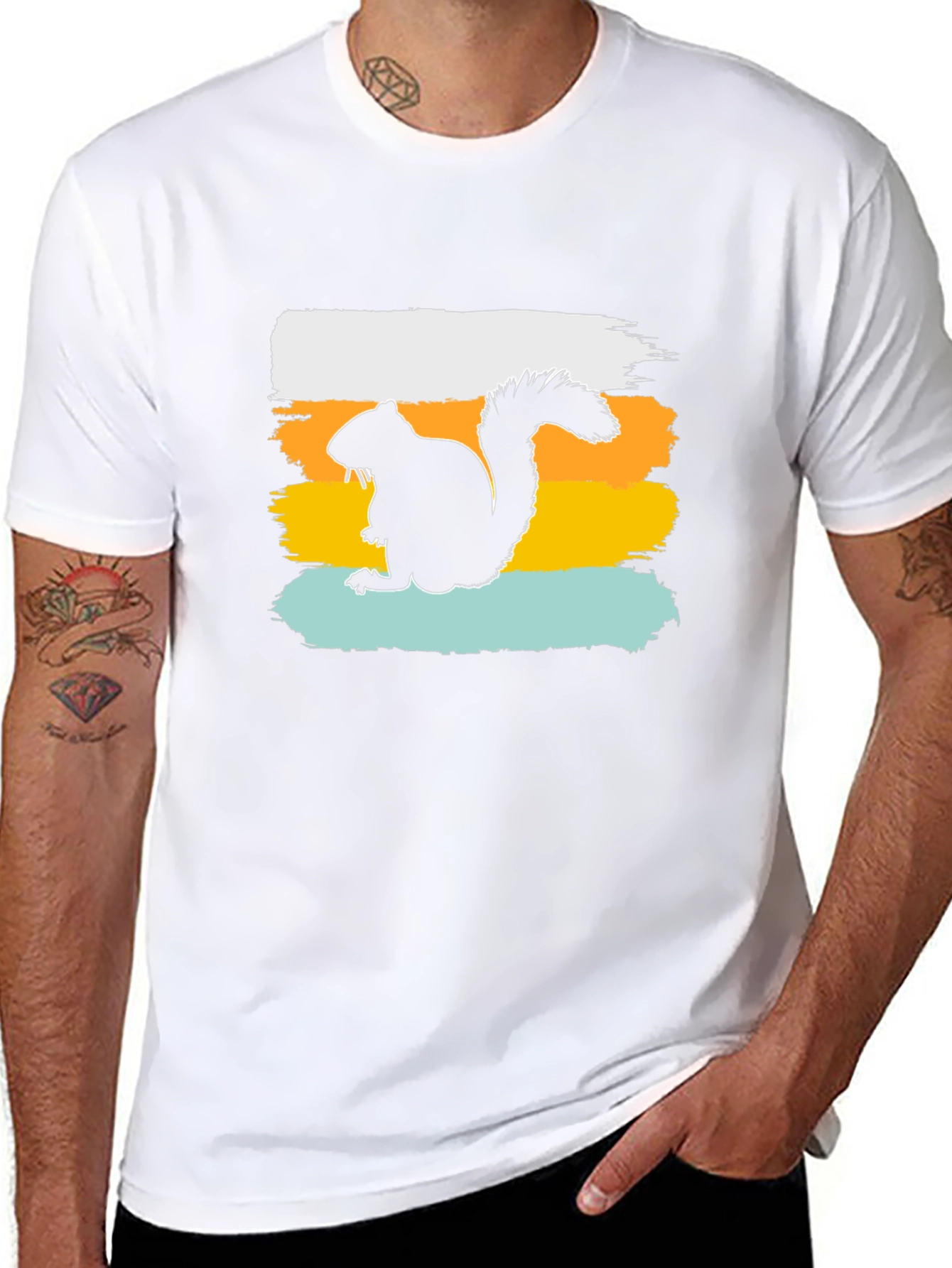 Squirrel Silhouette T-Shirt - Graphic Tee