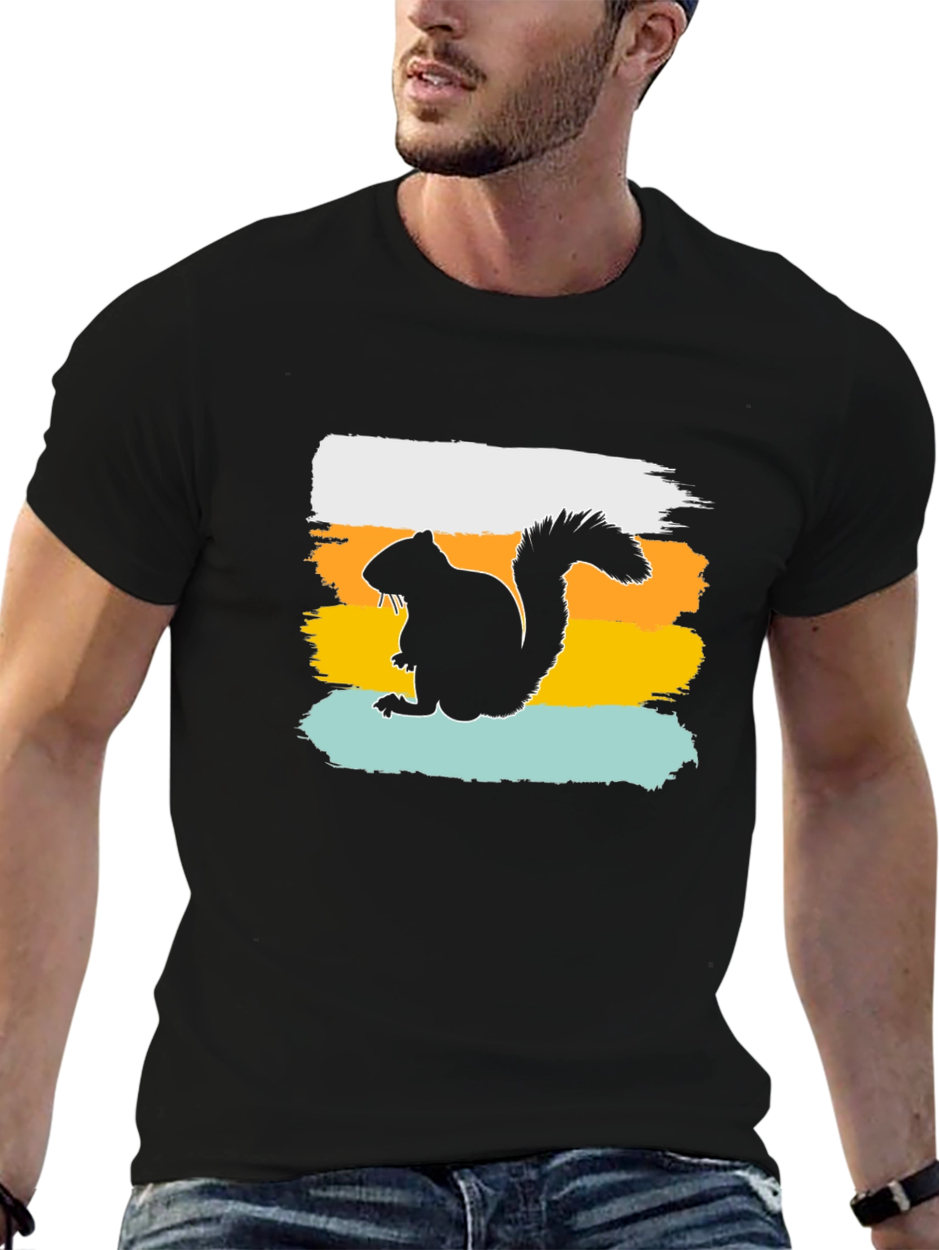 Squirrel Silhouette T-Shirt - Graphic Tee
