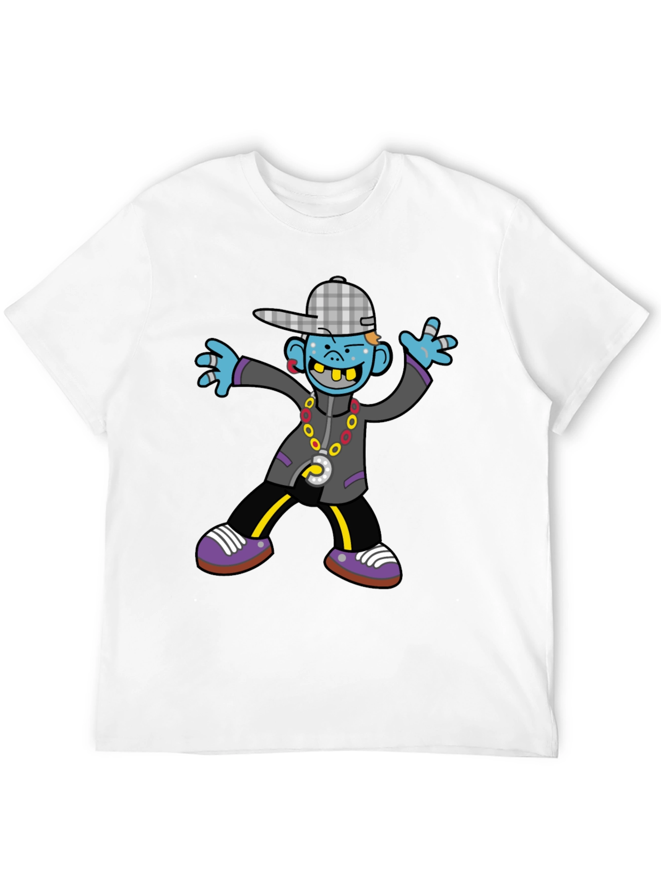 Urban Cartoon Graphic Tee - Unique Style