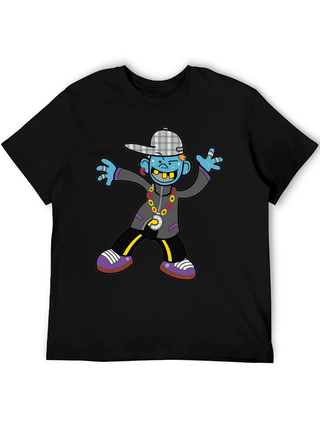 Urban Cartoon Graphic Tee - Unique Style
