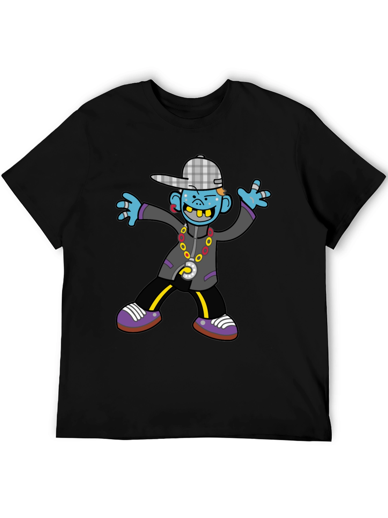 Urban Cartoon Graphic Tee - Unique Style