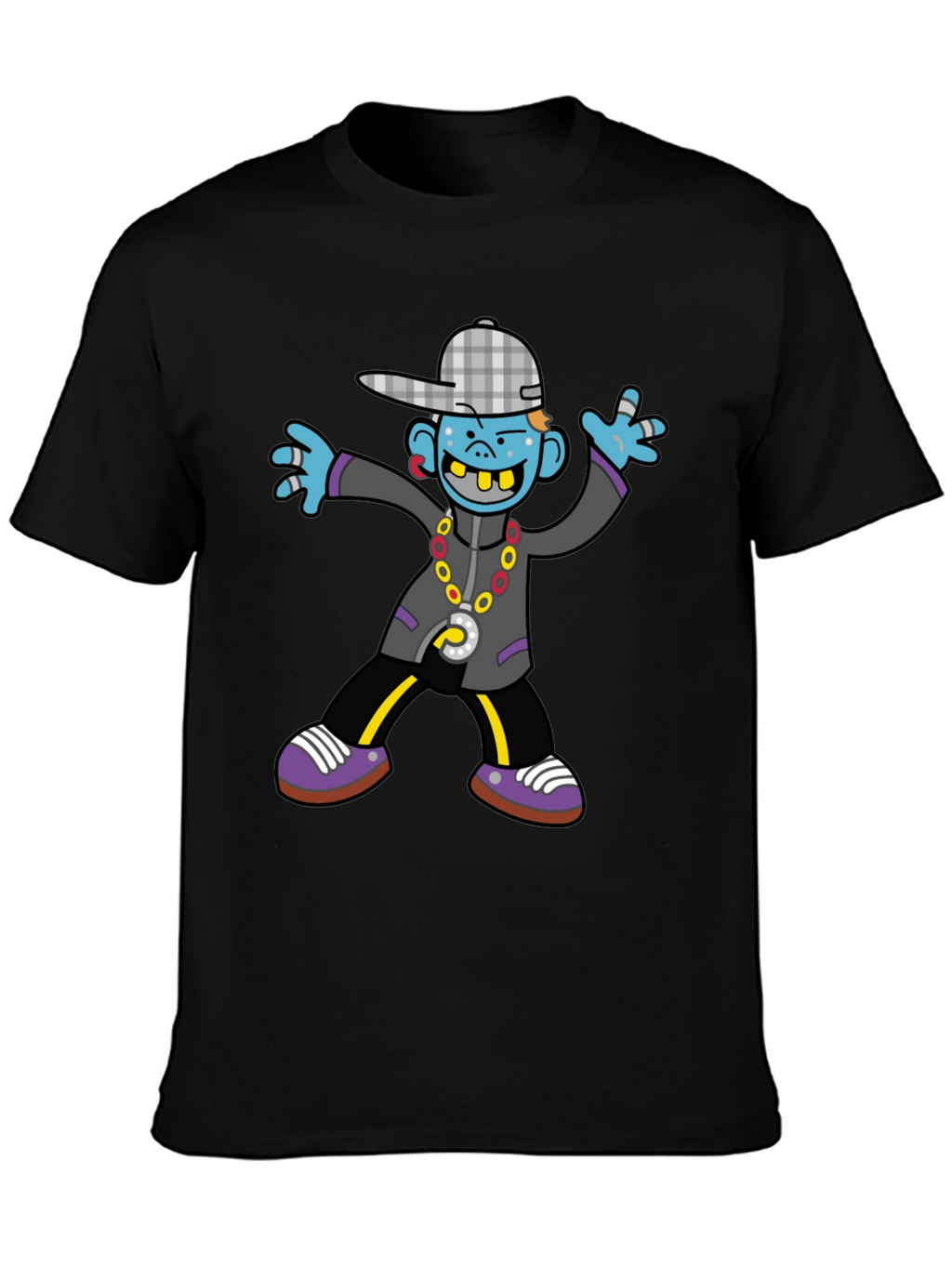 Urban Cartoon Graphic Tee - Unique Style