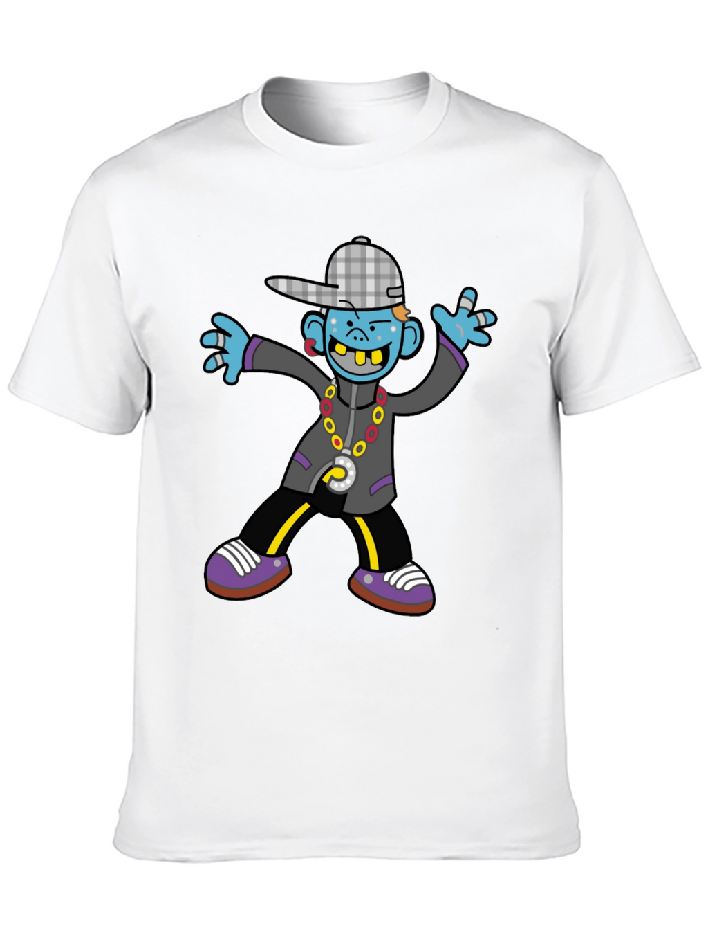Urban Cartoon Graphic Tee - Unique Style