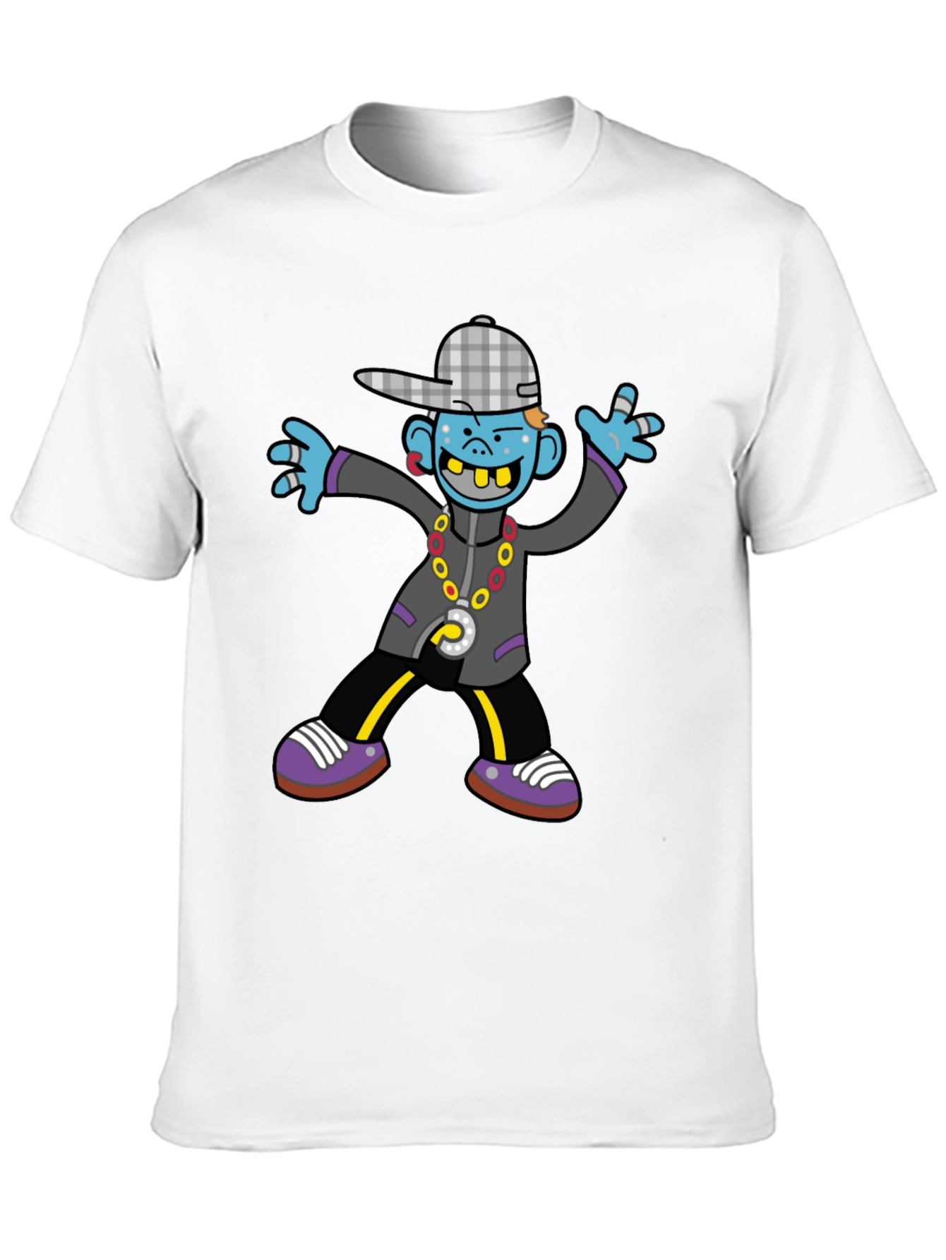 Urban Cartoon Graphic Tee - Unique Style
