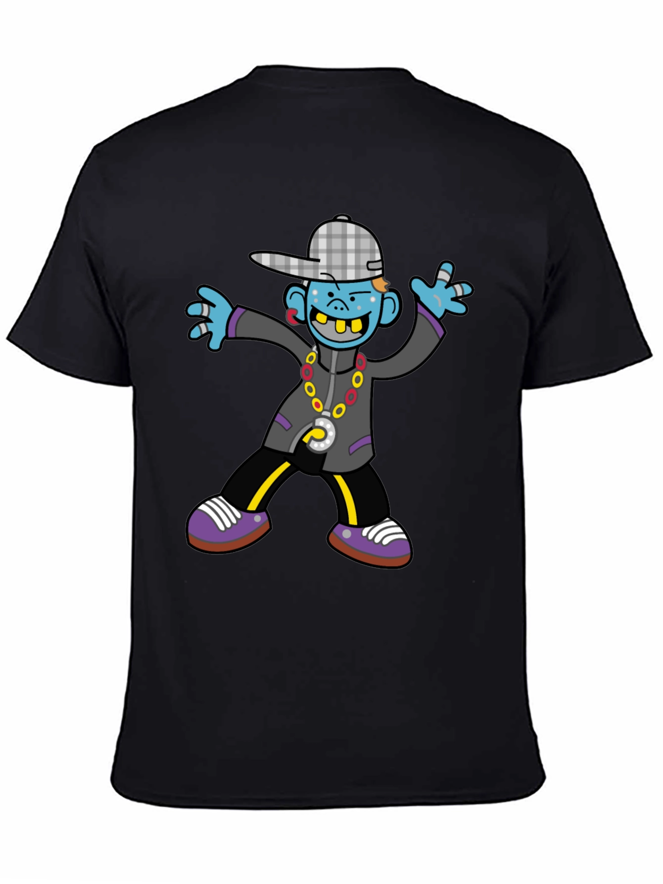 Urban Cartoon Graphic Tee - Unique Style