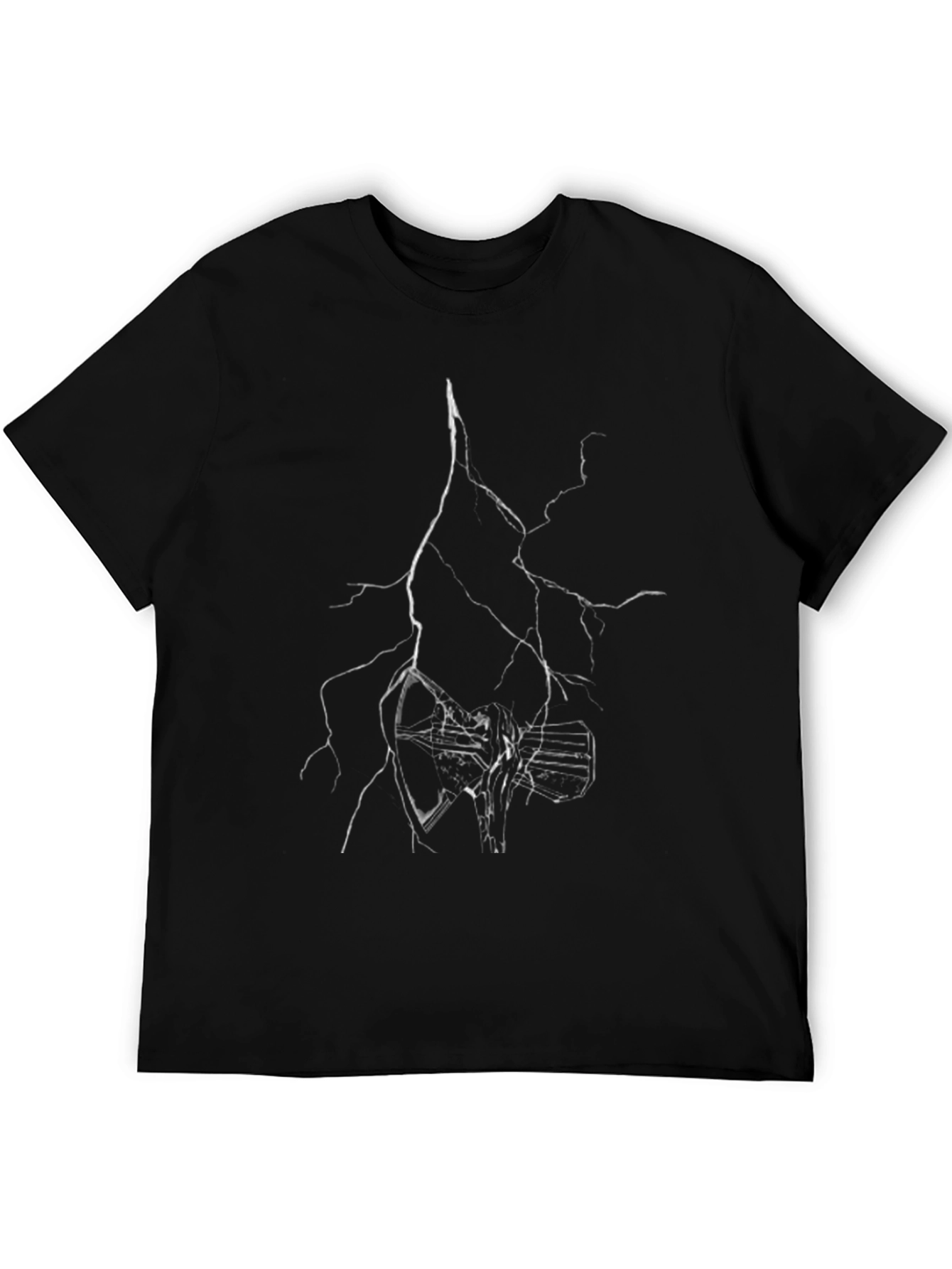 Shattered Glass Graphic Black Tee