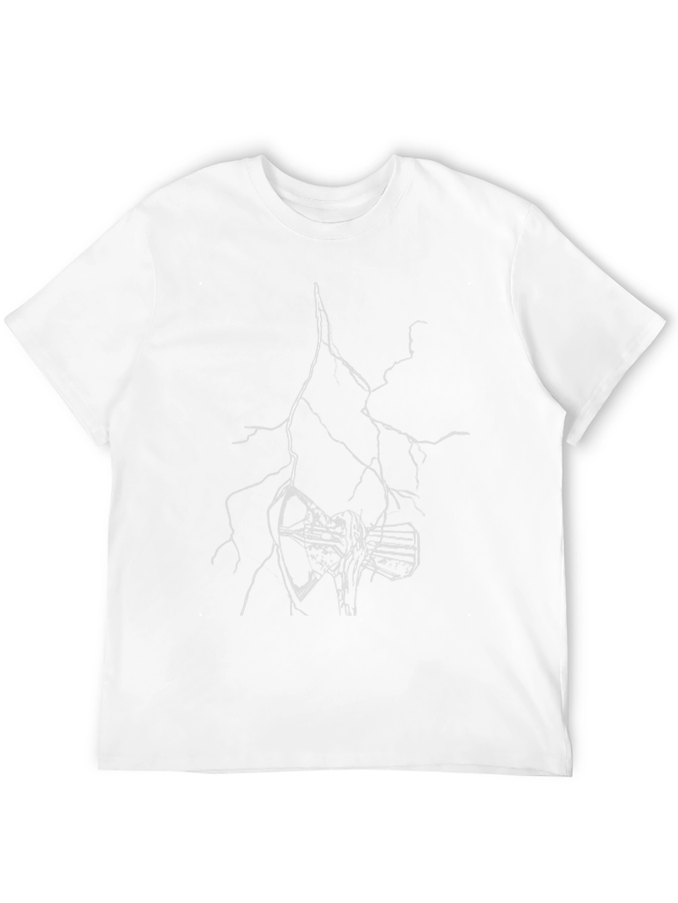 Shattered Glass Graphic Black Tee