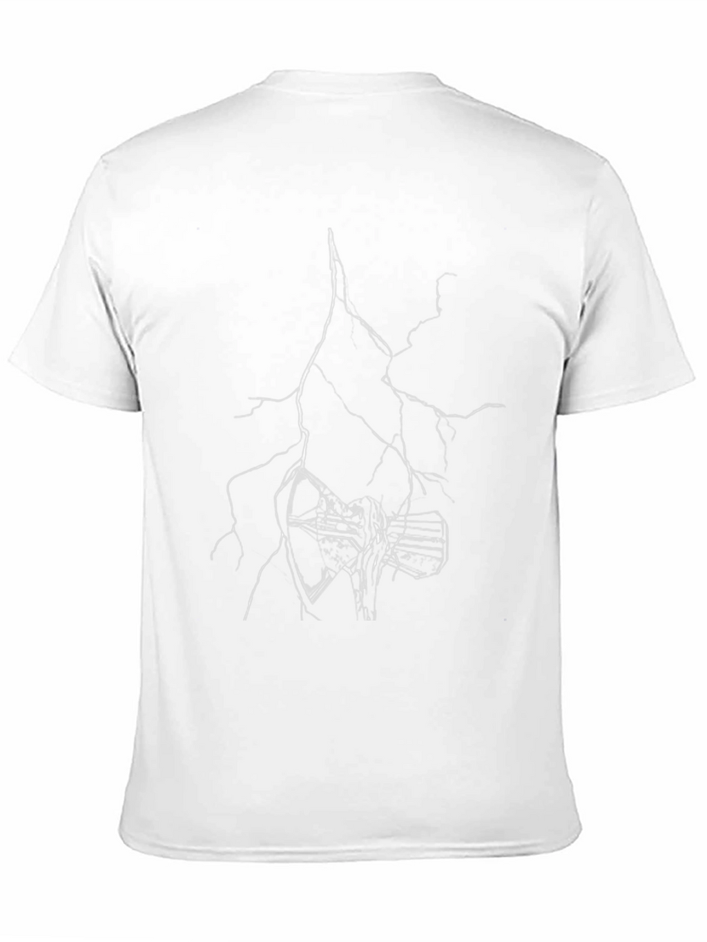 Shattered Glass Graphic Black Tee