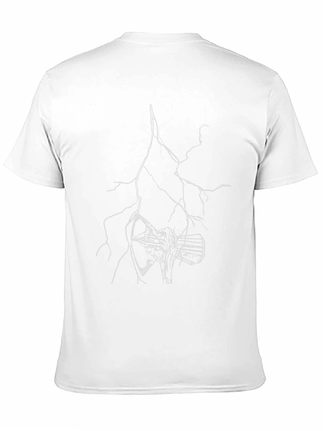 Shattered Glass Graphic Black Tee