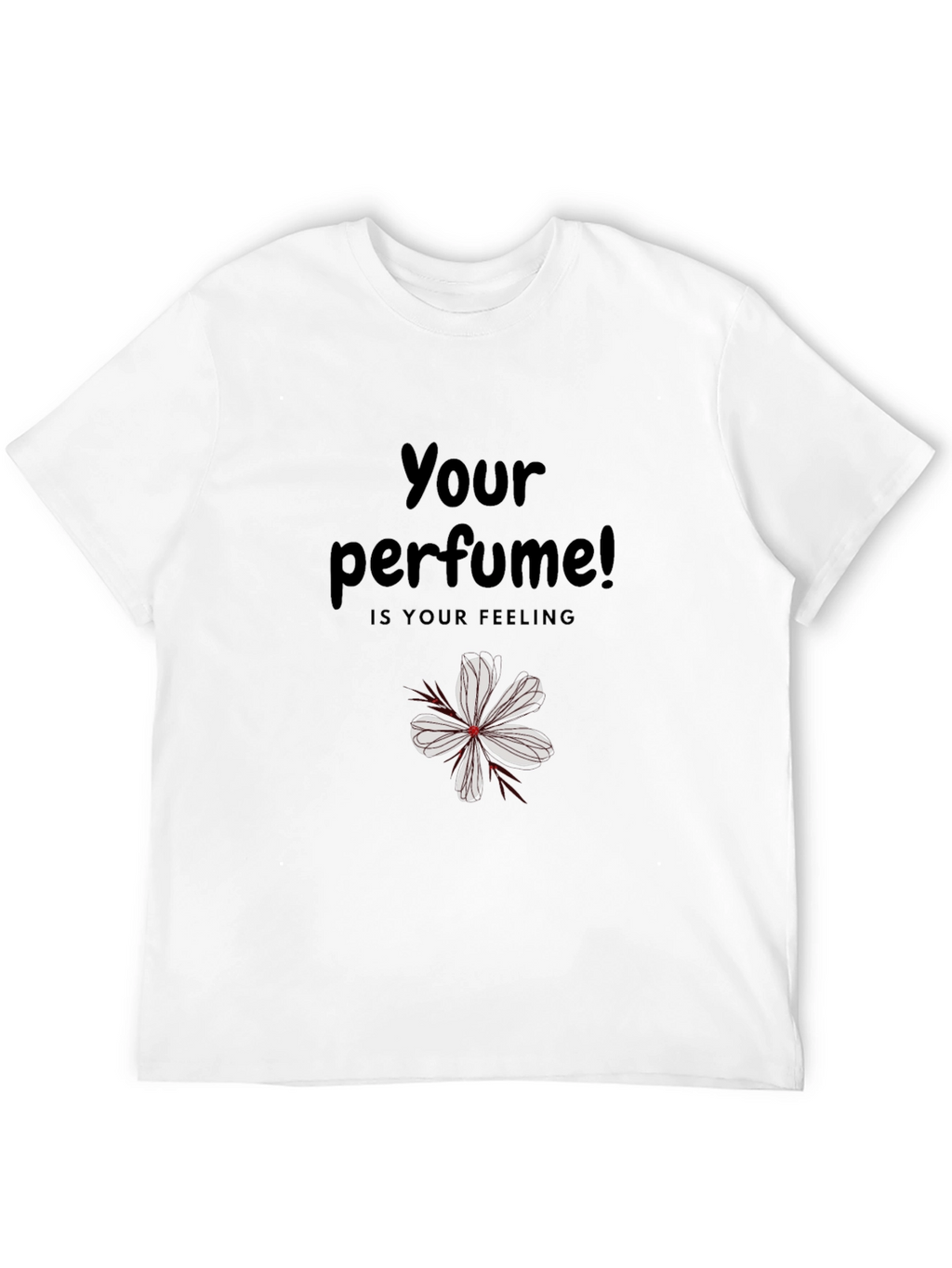 Your Perfume Feeling Black Graphic Tee