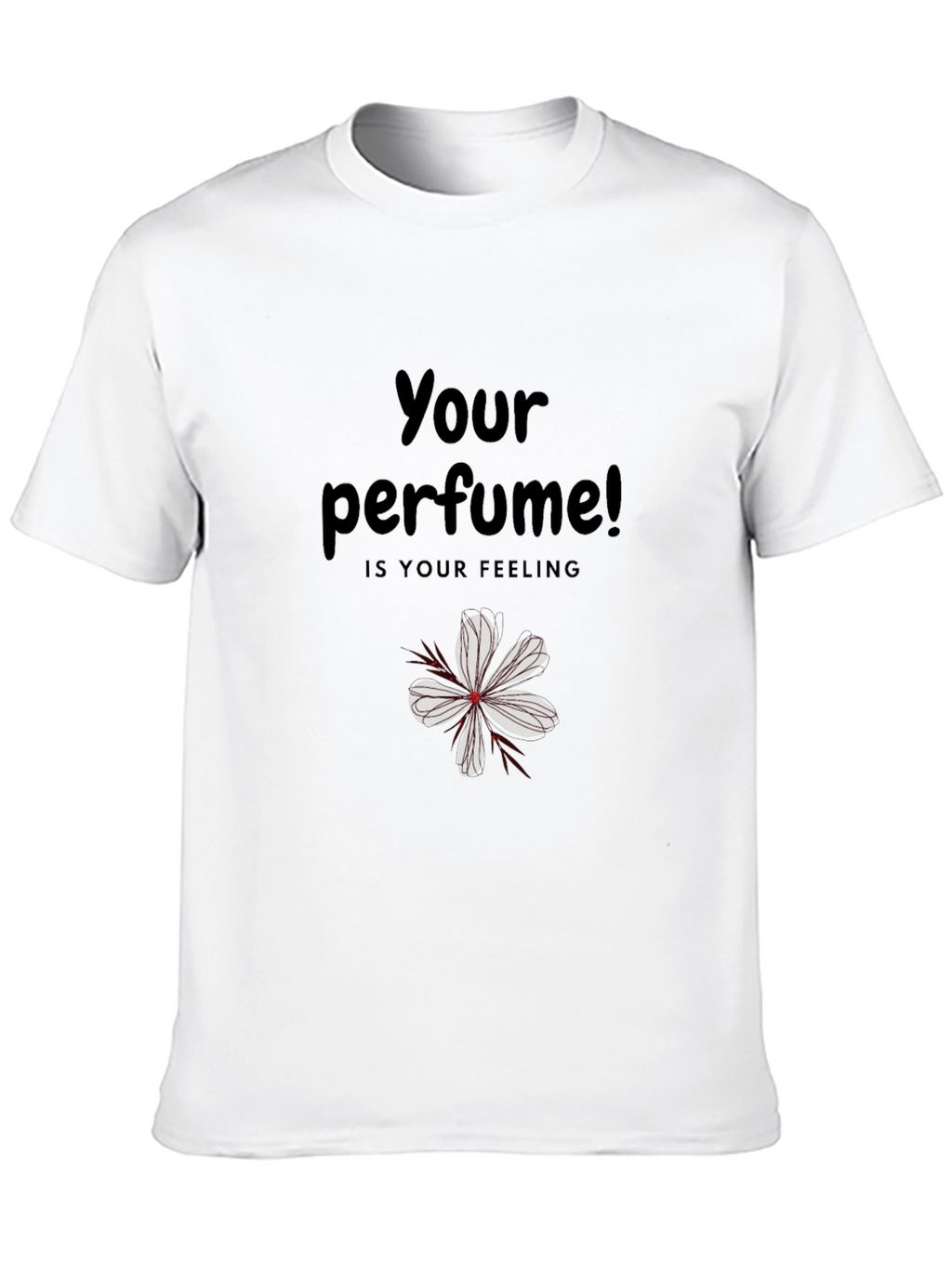 Your Perfume Feeling Black Graphic Tee