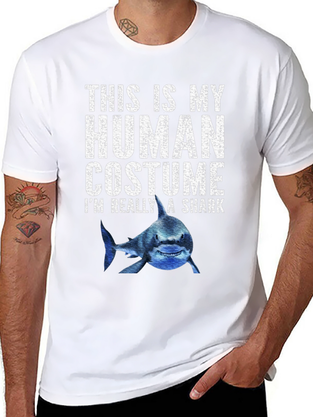Human Costume Shark T-Shirt