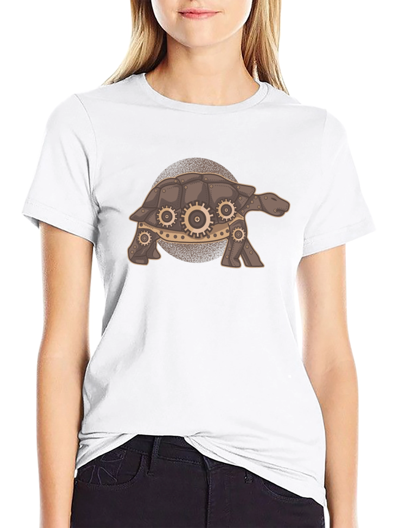 Steampunk Turtle T-Shirt - Unique Graphic Tee