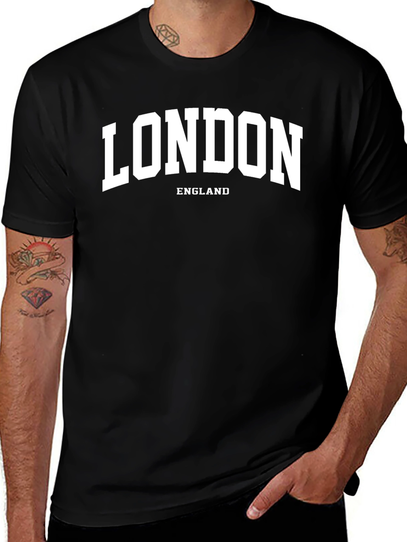 London England Black T-Shirt