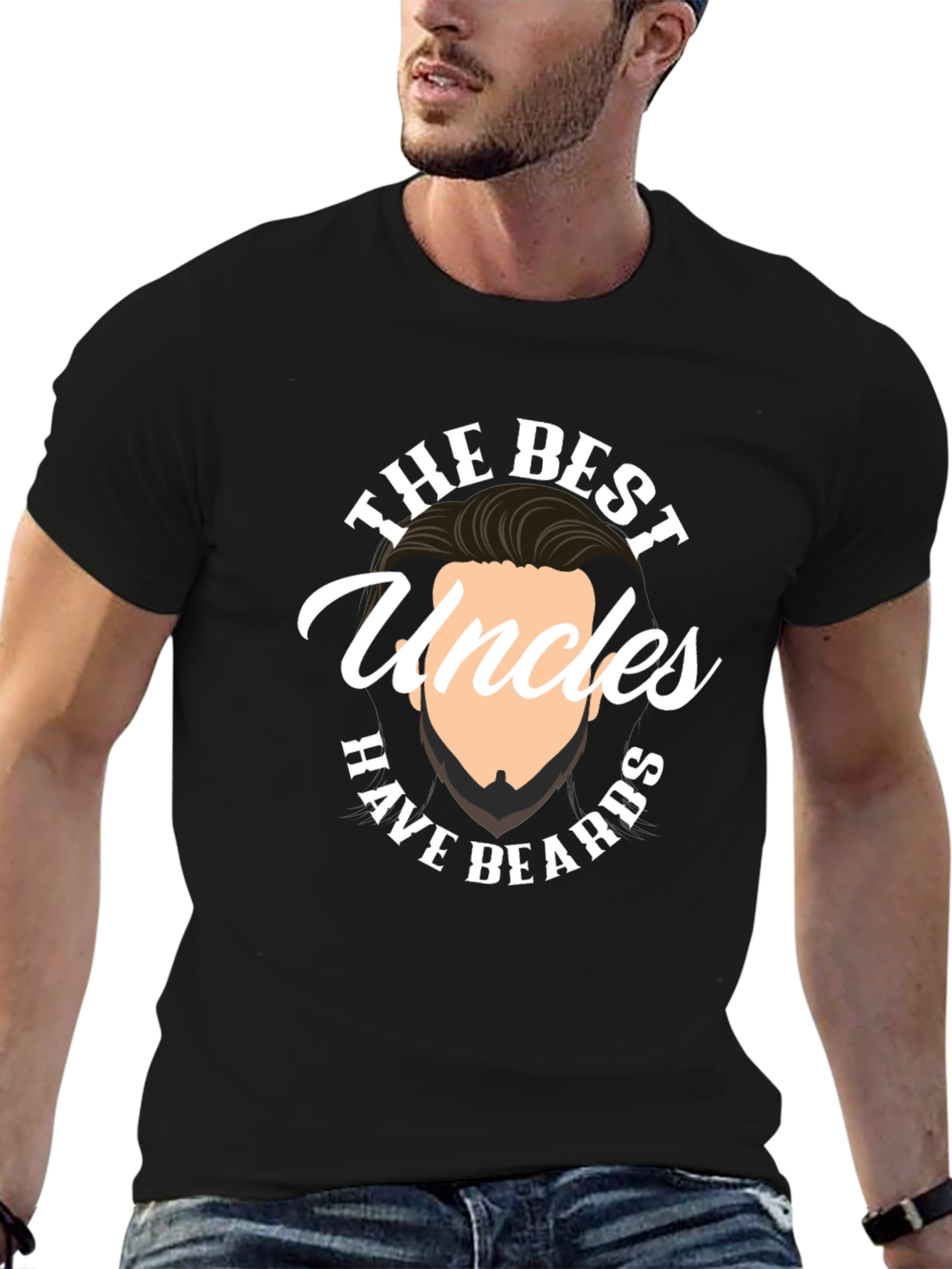 Best Uncles Have Beards Graphic Tee