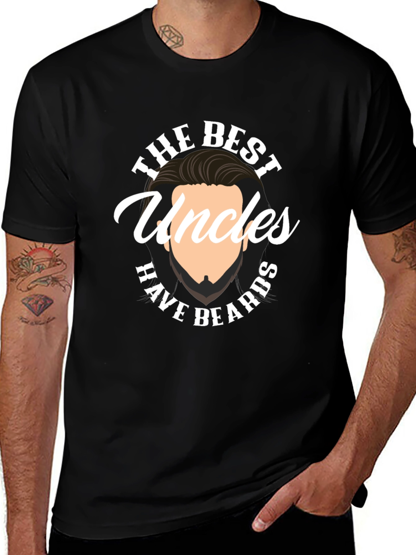 Best Uncles Have Beards Graphic Tee
