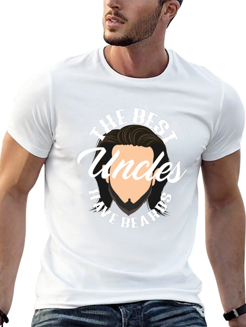 Best Uncles Have Beards Graphic Tee