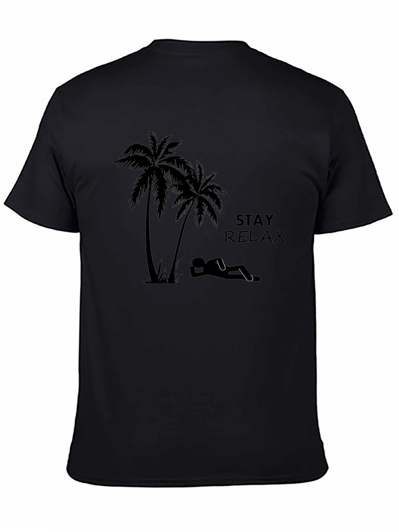 Stay Relaxed Graphic T-Shirt - Beach Vibe Tee