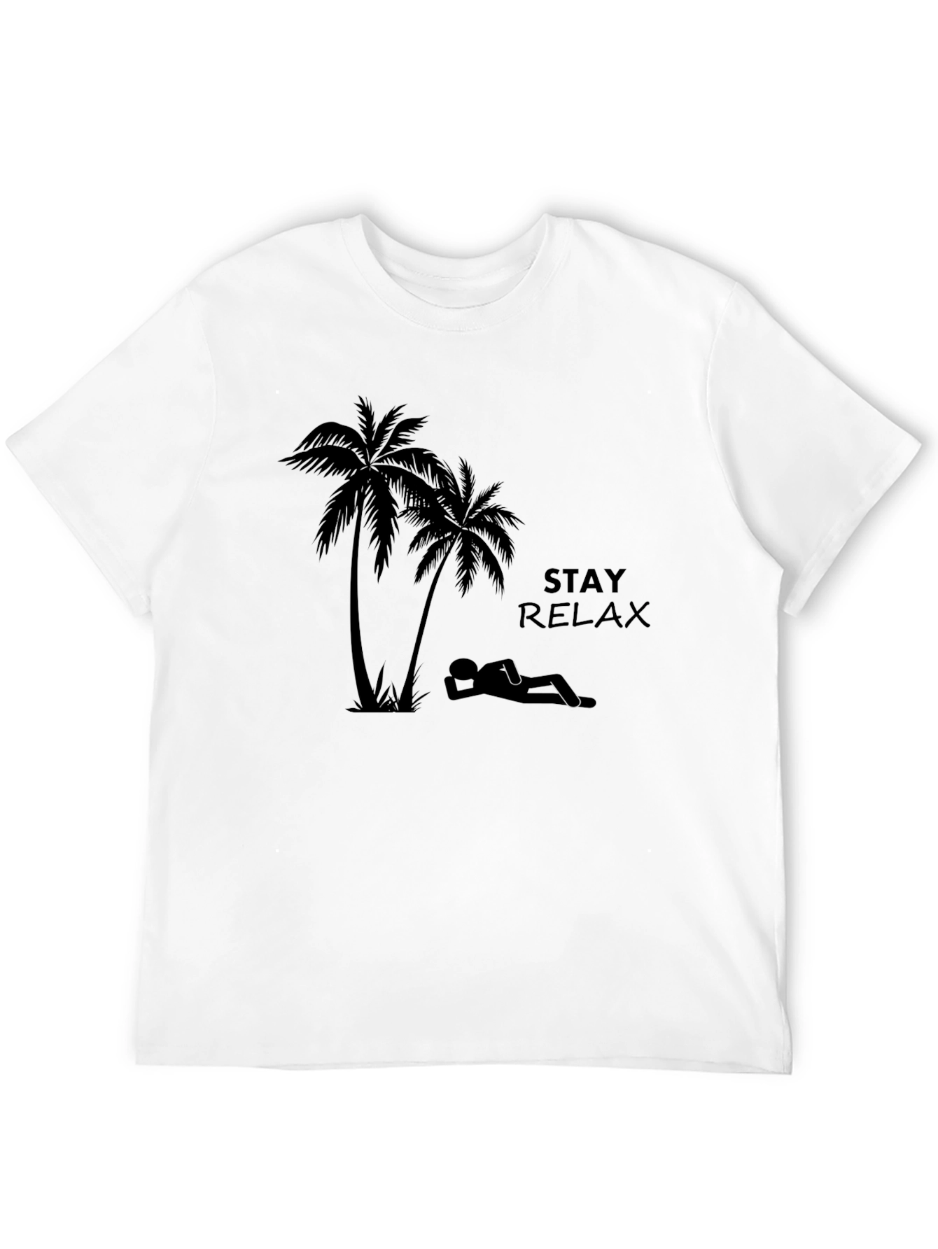 Stay Relaxed Graphic T-Shirt - Beach Vibe Tee