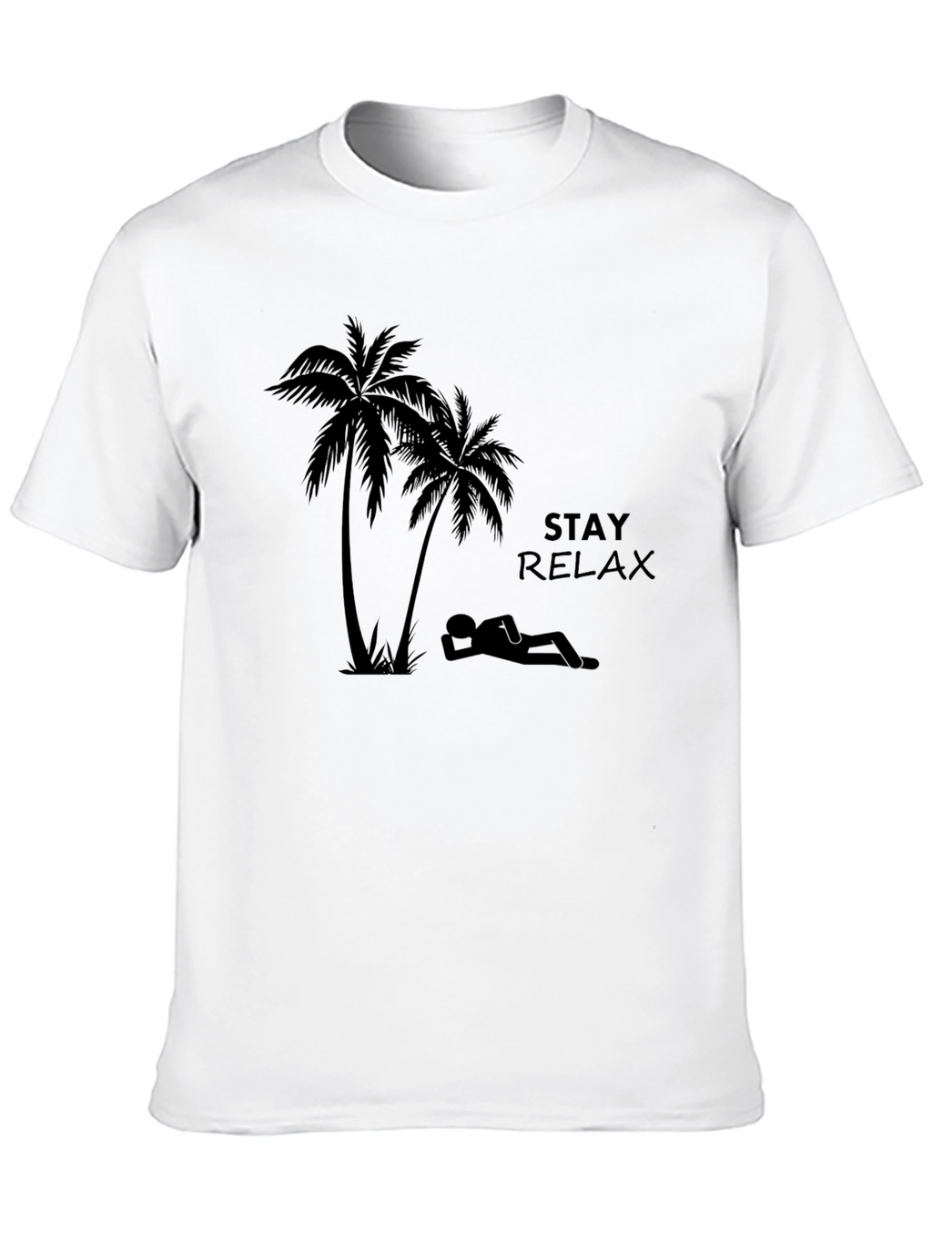 Stay Relaxed Graphic T-Shirt - Beach Vibe Tee