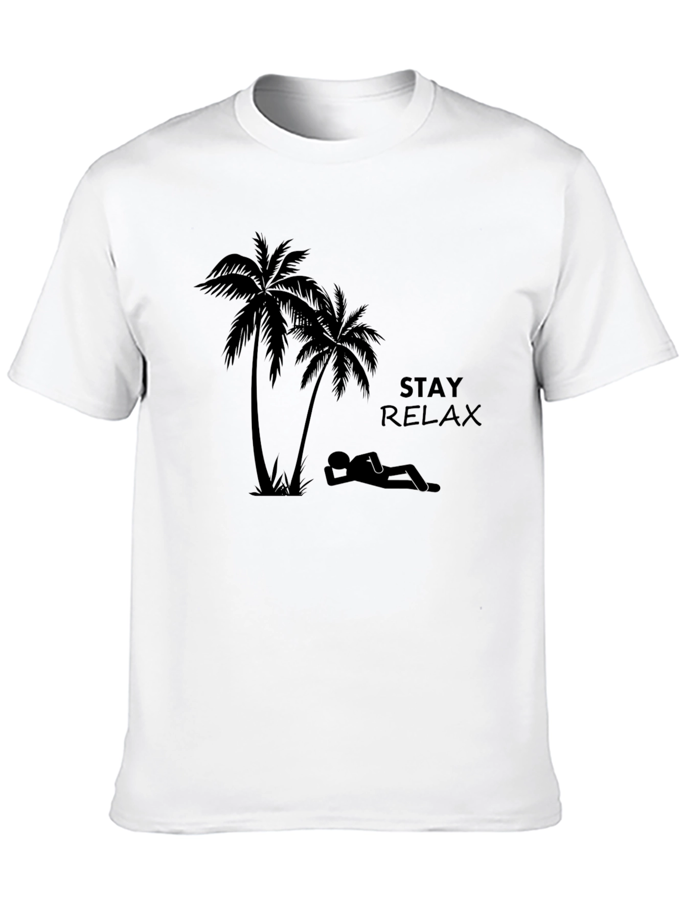 Stay Relaxed Graphic T-Shirt - Beach Vibe Tee