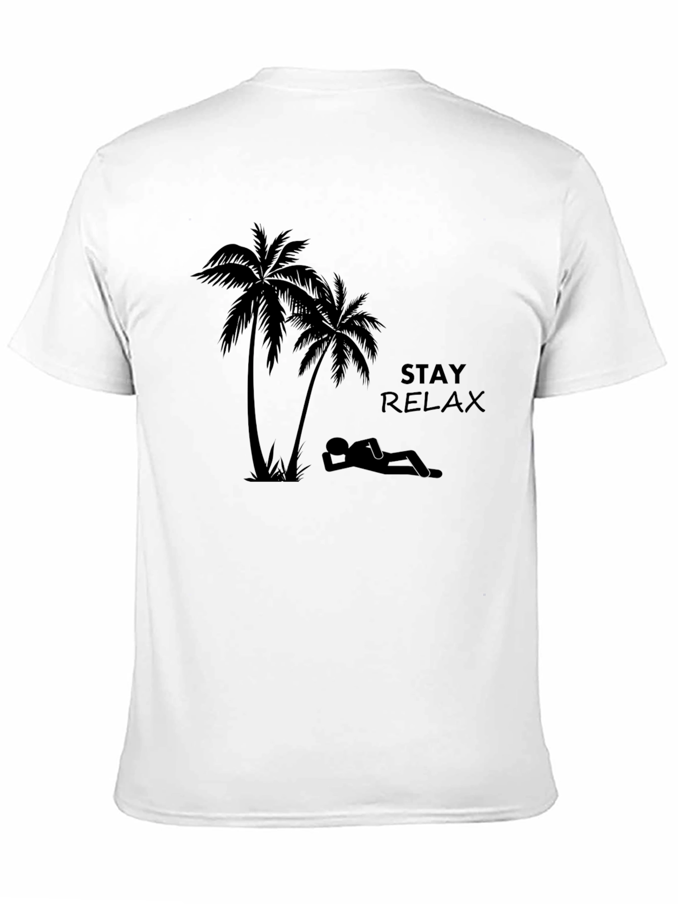 Stay Relaxed Graphic T-Shirt - Beach Vibe Tee
