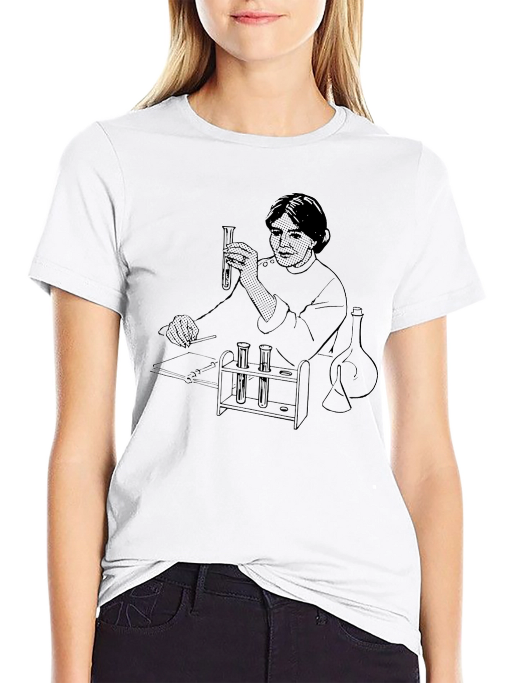 Scientist Graphic Tee - Black Unisex