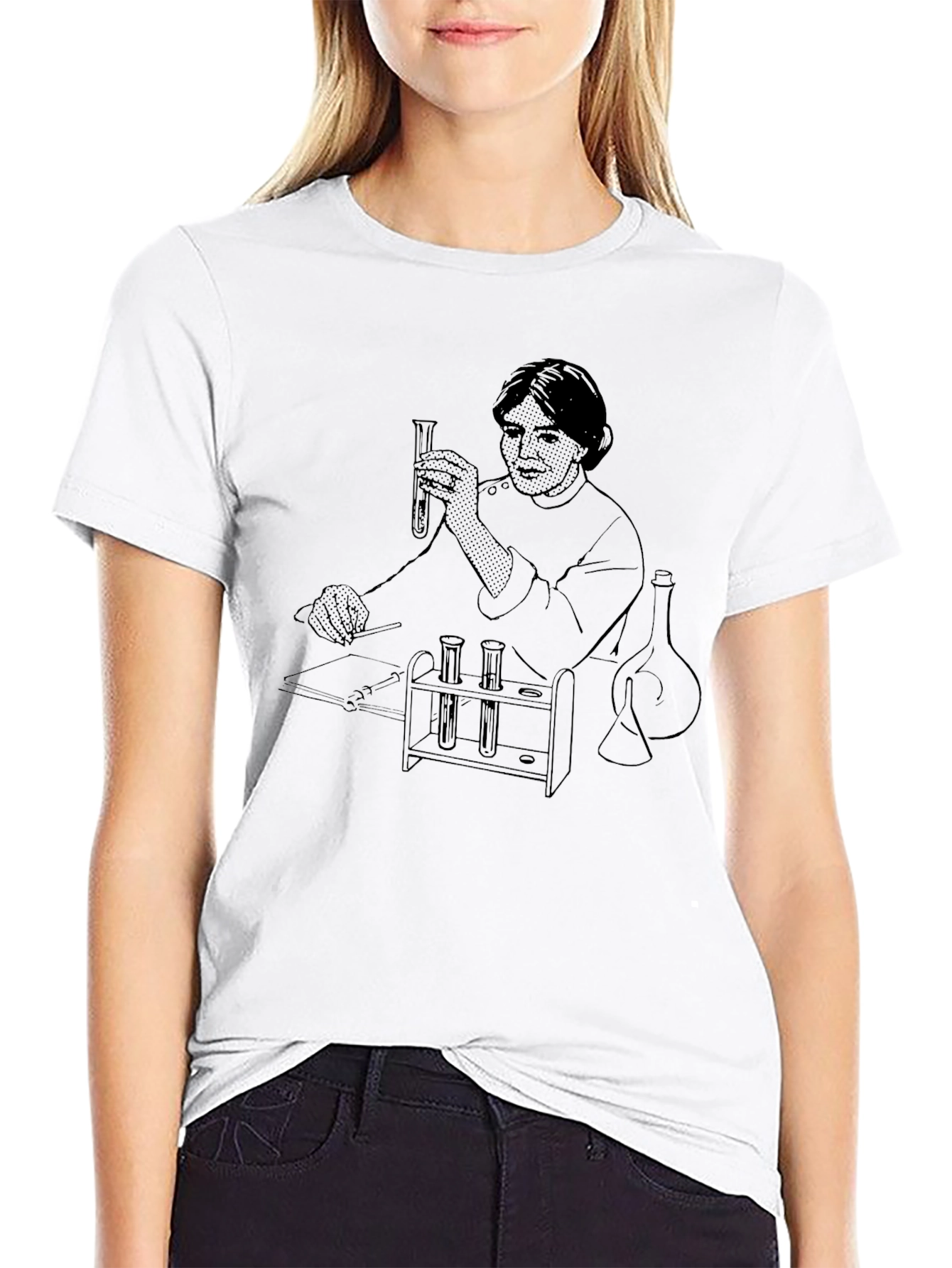 Scientist Graphic Tee - Black Unisex
