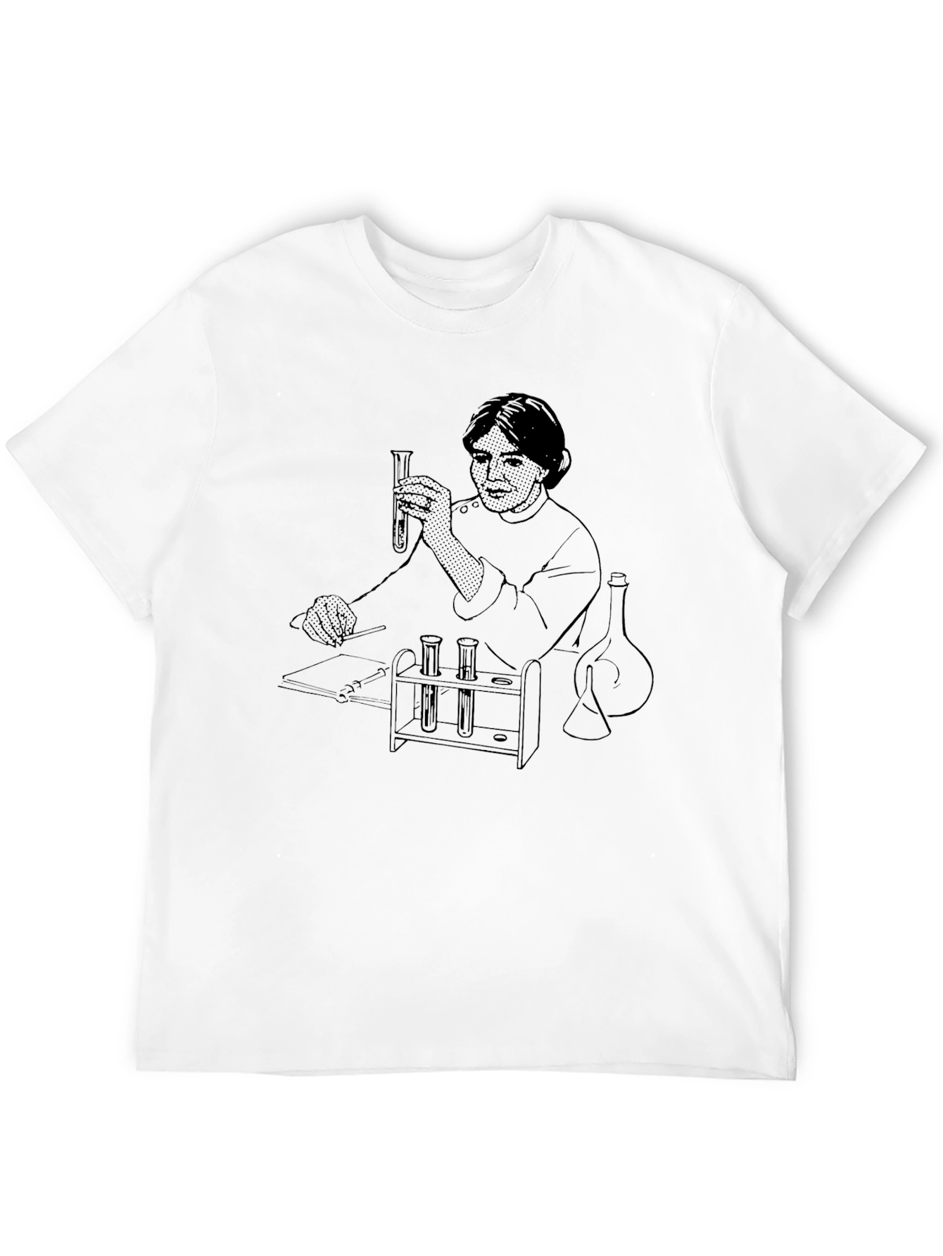 Scientist Graphic Tee - Black Unisex