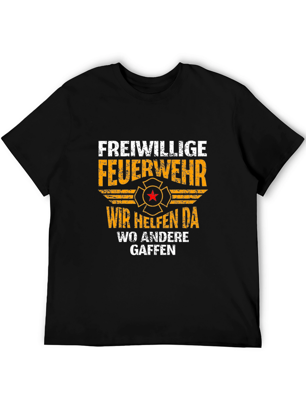 Volunteer Firefighter T-Shirt - Wir Helfen Da