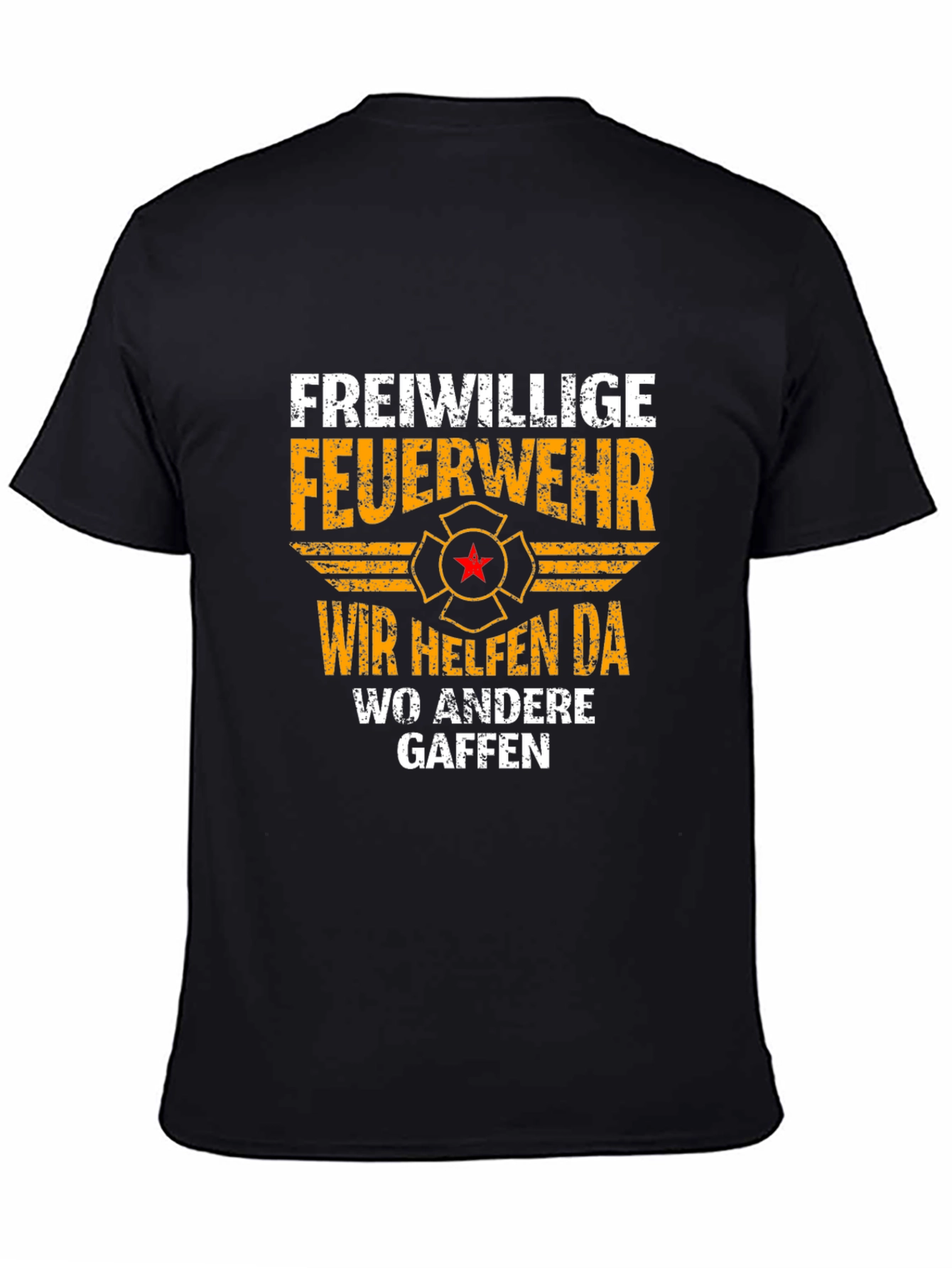 Volunteer Firefighter T-Shirt - Wir Helfen Da