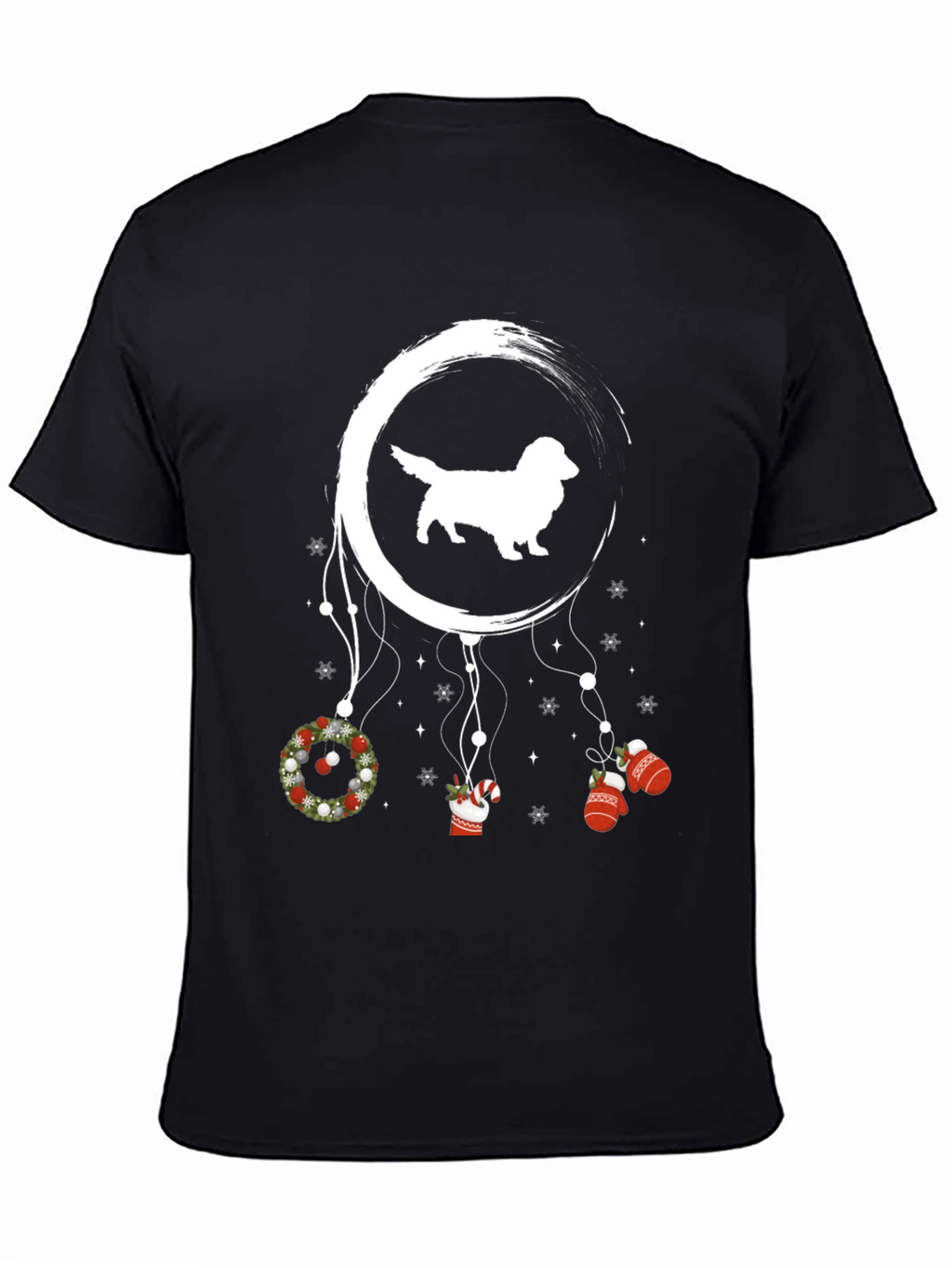 Festive Dachshund Dreamcatcher Graphic Tee