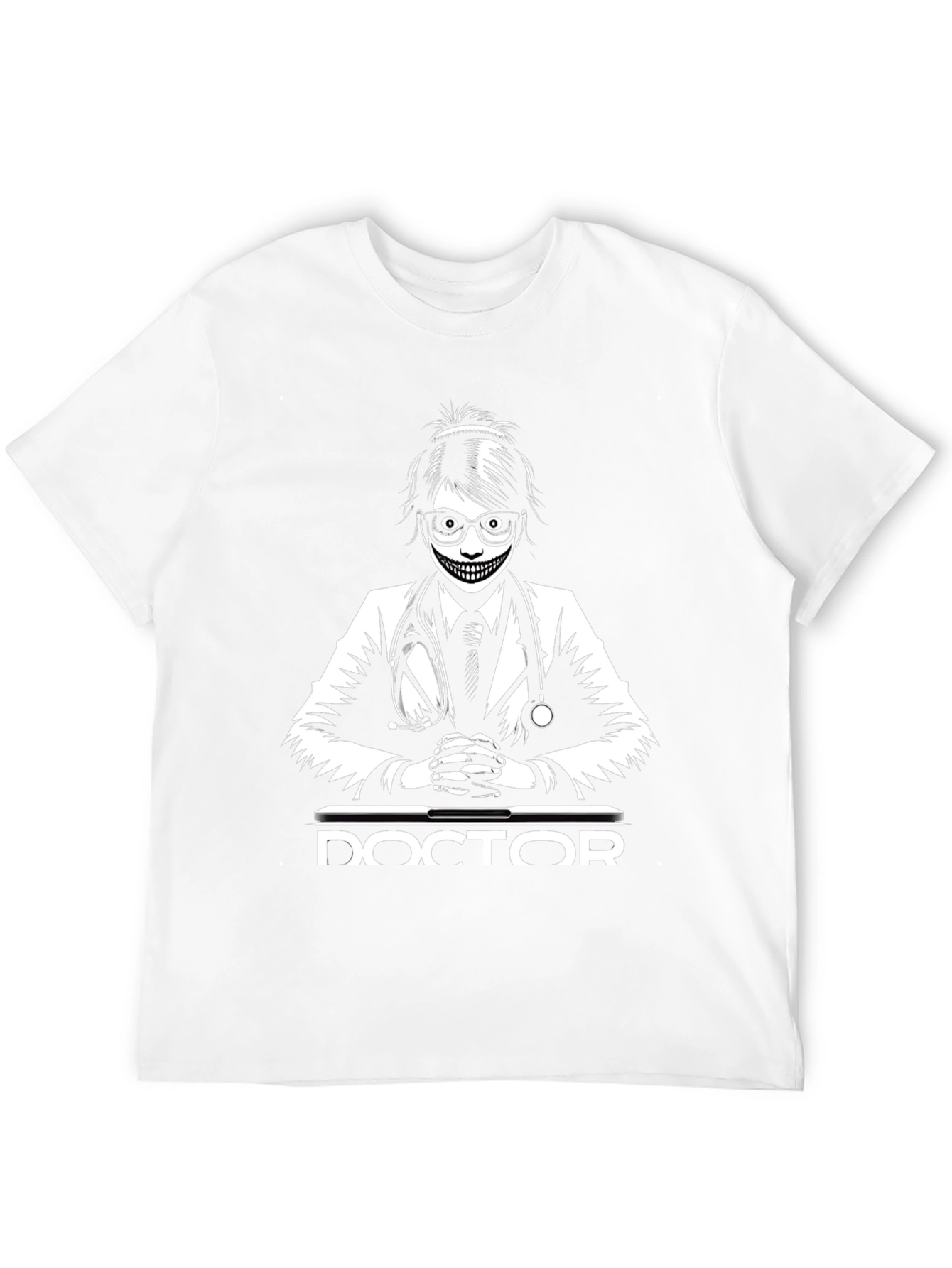 Doctor Horror Graphic Black T-Shirt
