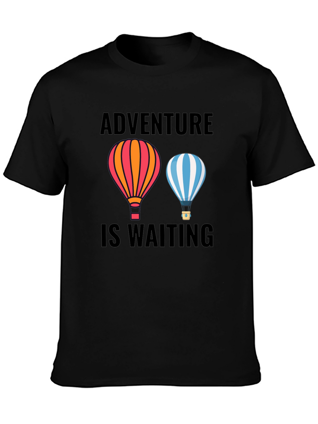 Adventure Awaits Graphic Tee | Hot Air Balloon T-Shirt