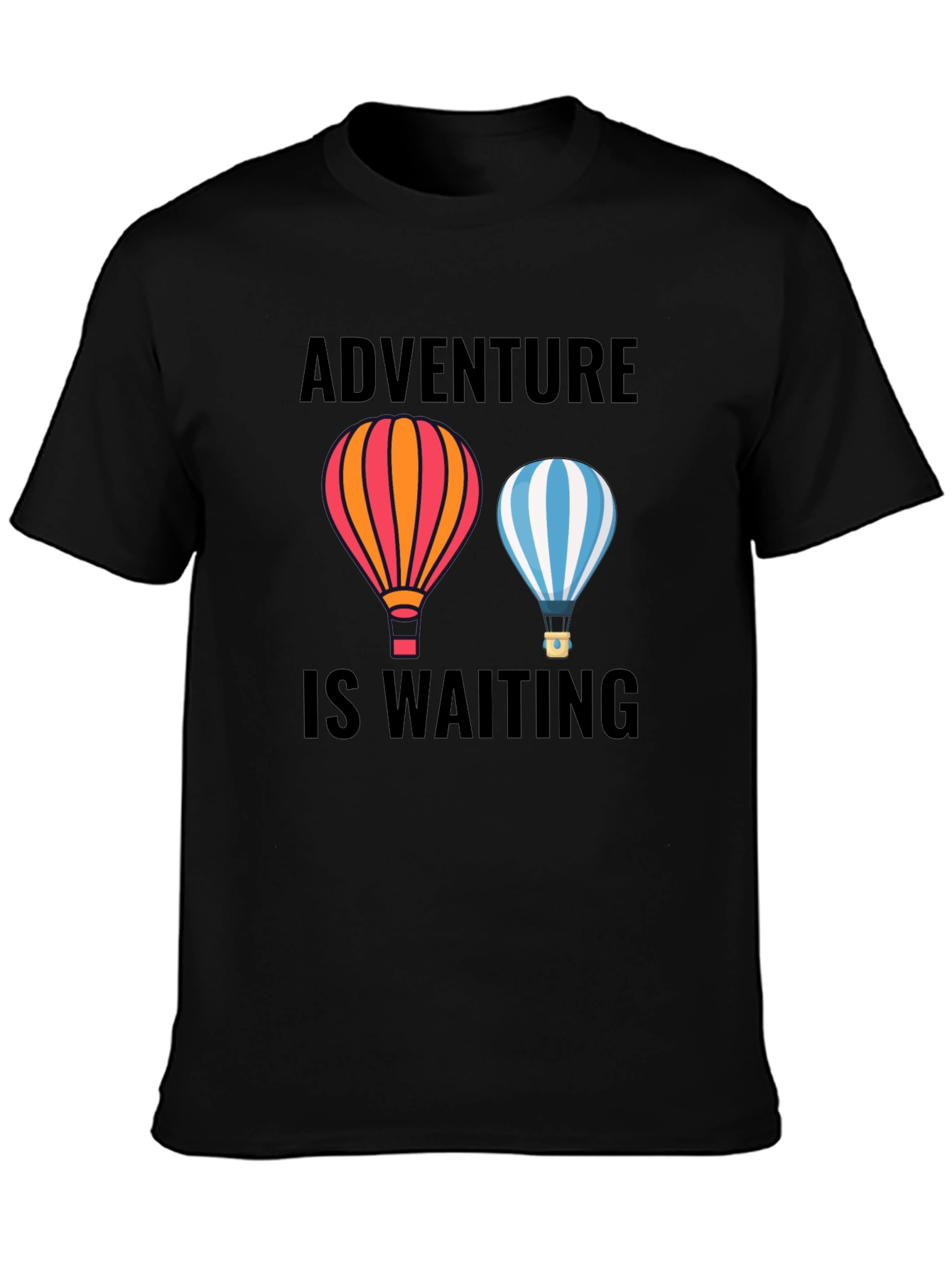 Adventure Awaits Graphic Tee | Hot Air Balloon T-Shirt