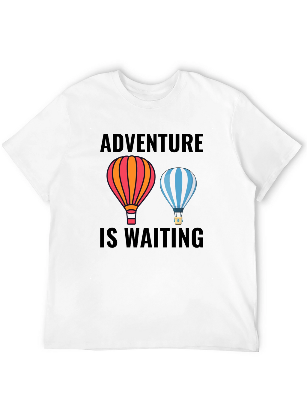Adventure Awaits Graphic Tee | Hot Air Balloon T-Shirt