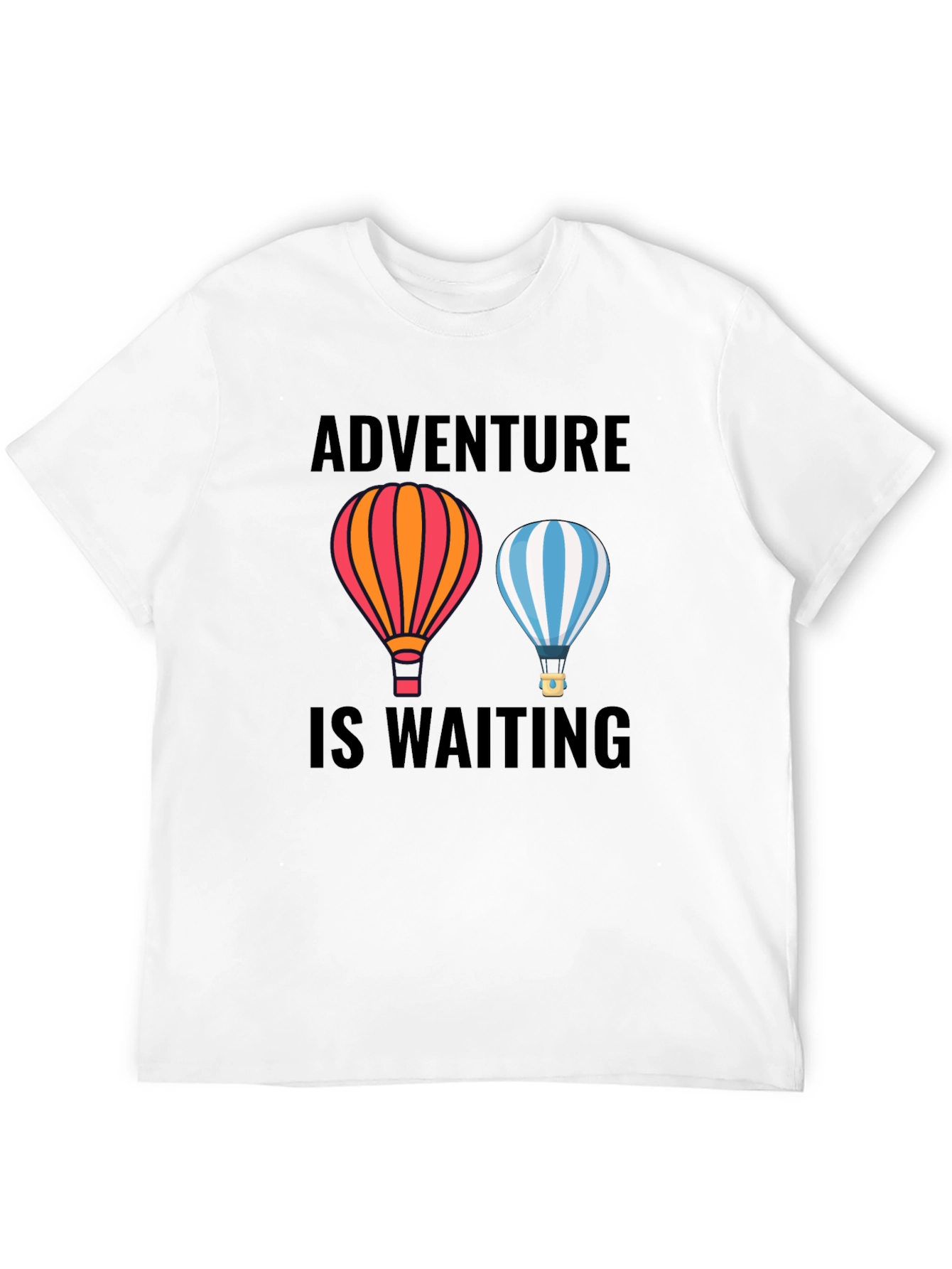 Adventure Awaits Graphic Tee | Hot Air Balloon T-Shirt