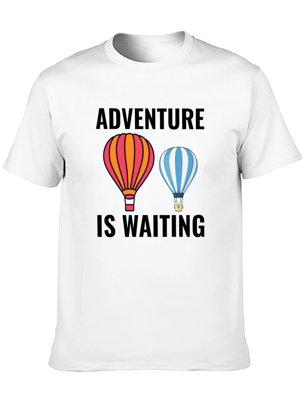 Adventure Awaits Graphic Tee | Hot Air Balloon T-Shirt