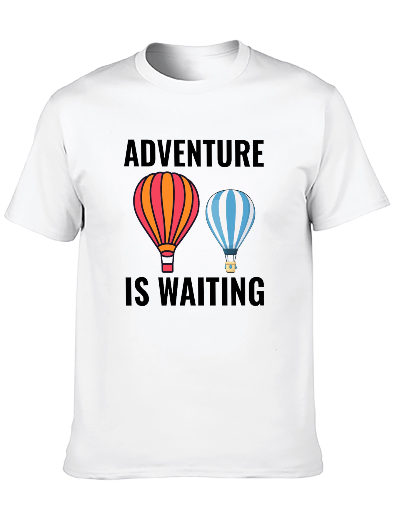 Adventure Awaits Graphic Tee | Hot Air Balloon T-Shirt